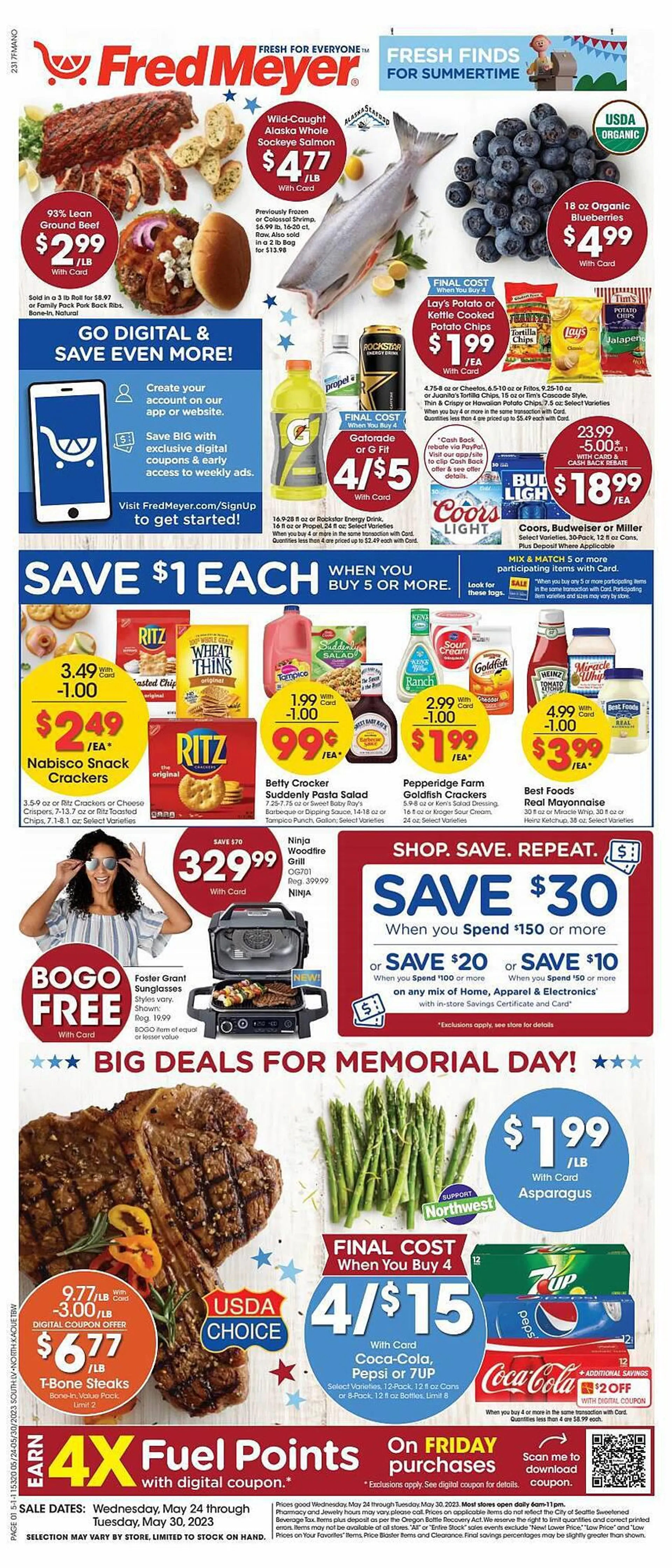 Fred Meyer ad - 1
