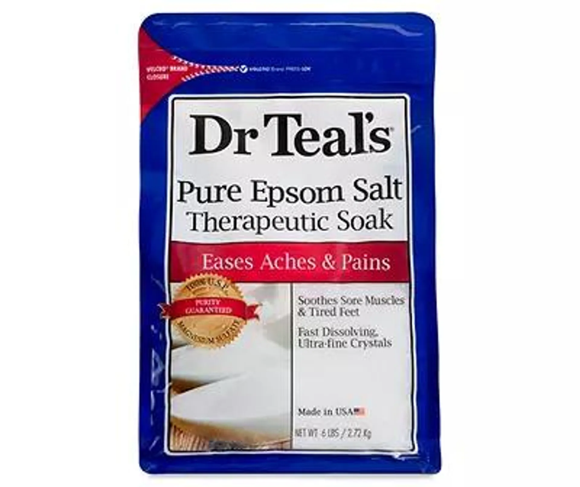 Pure Epsom Salt Therapeutic Soak, 6 Lbs.