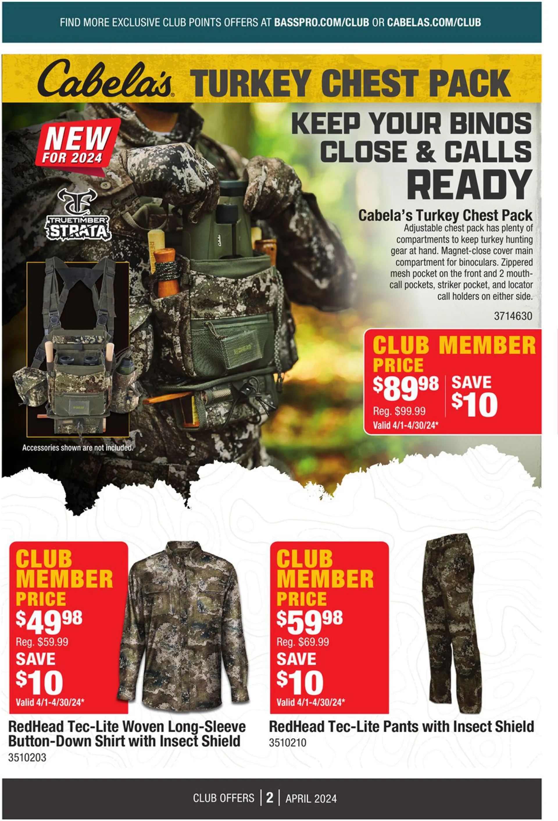 Weekly ad Cabela's Current weekly ad from April 1 to April 30 2024 - Page 2