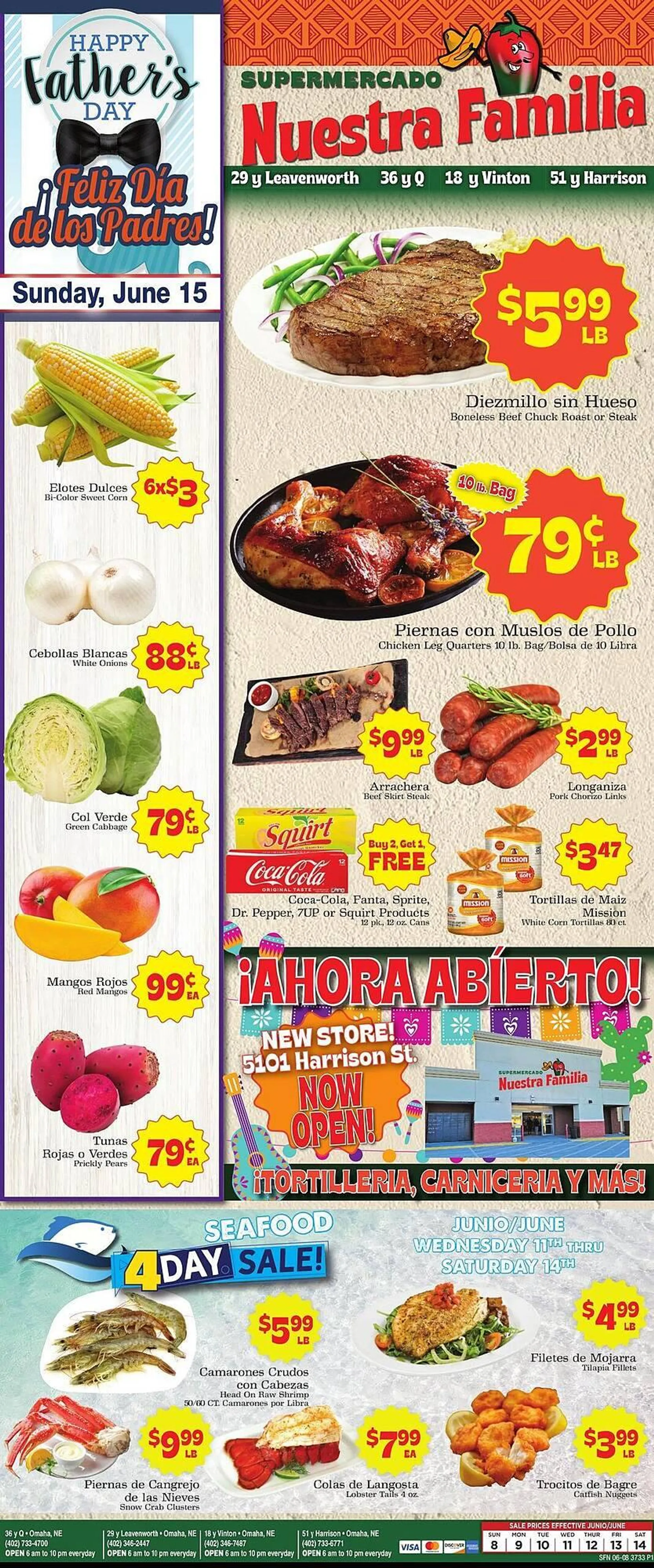 Weekly ad Supermercado Nuestra Familia Weekly Ad from June 8 to June 14 2025 - Page 1