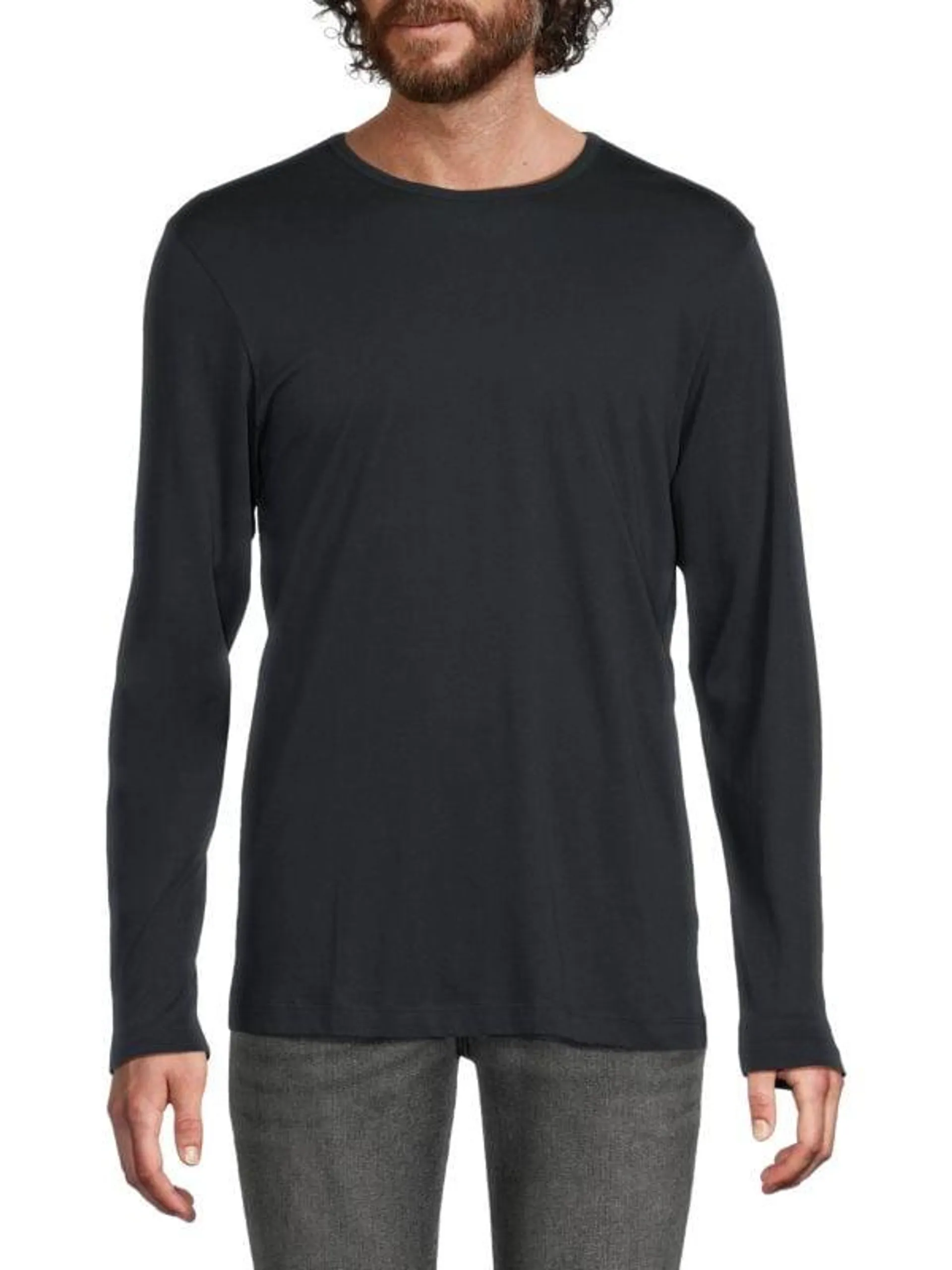 Solid Long Sleeve Tee
