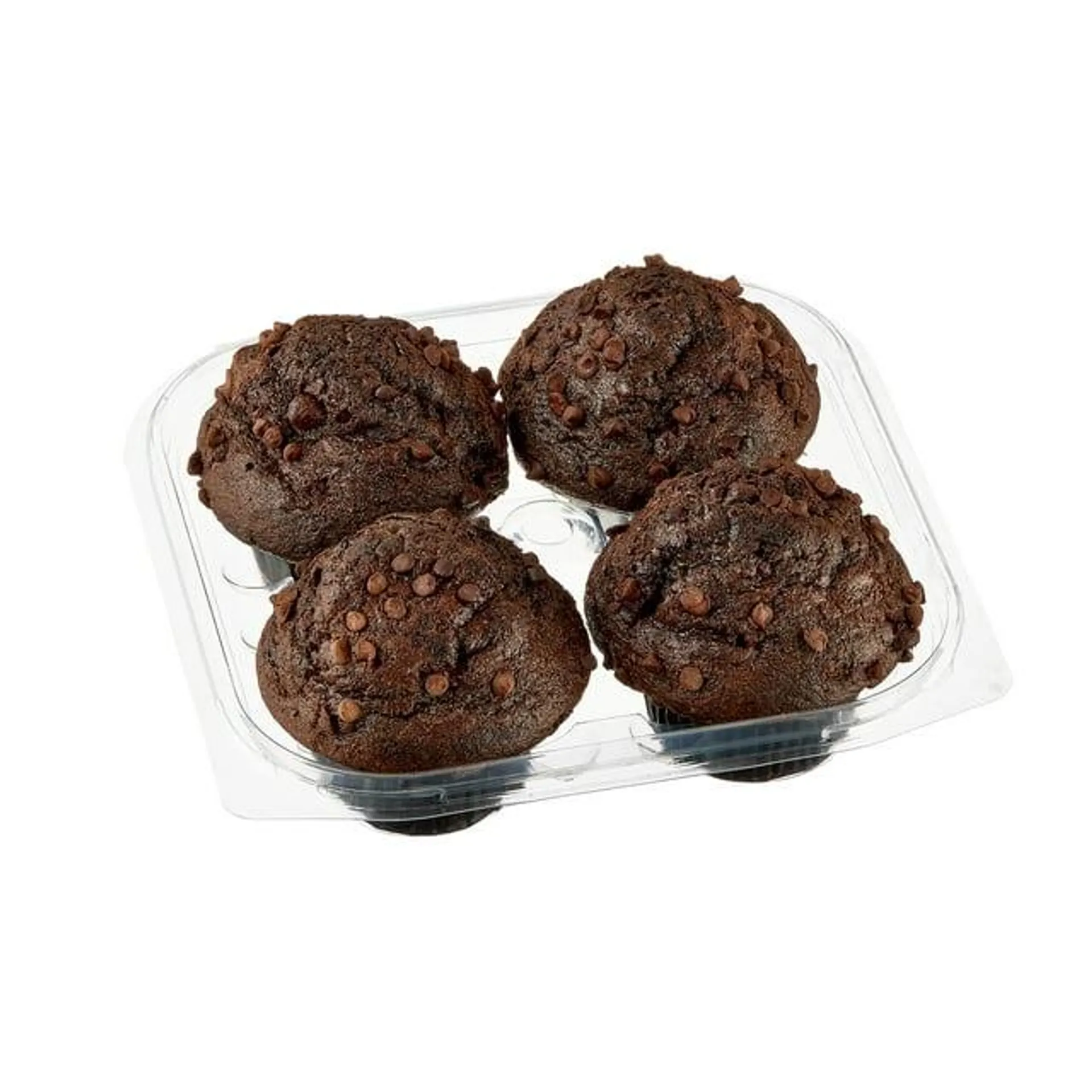 Marketside Triple Chocolate Muffins, 14 oz, 4 Count