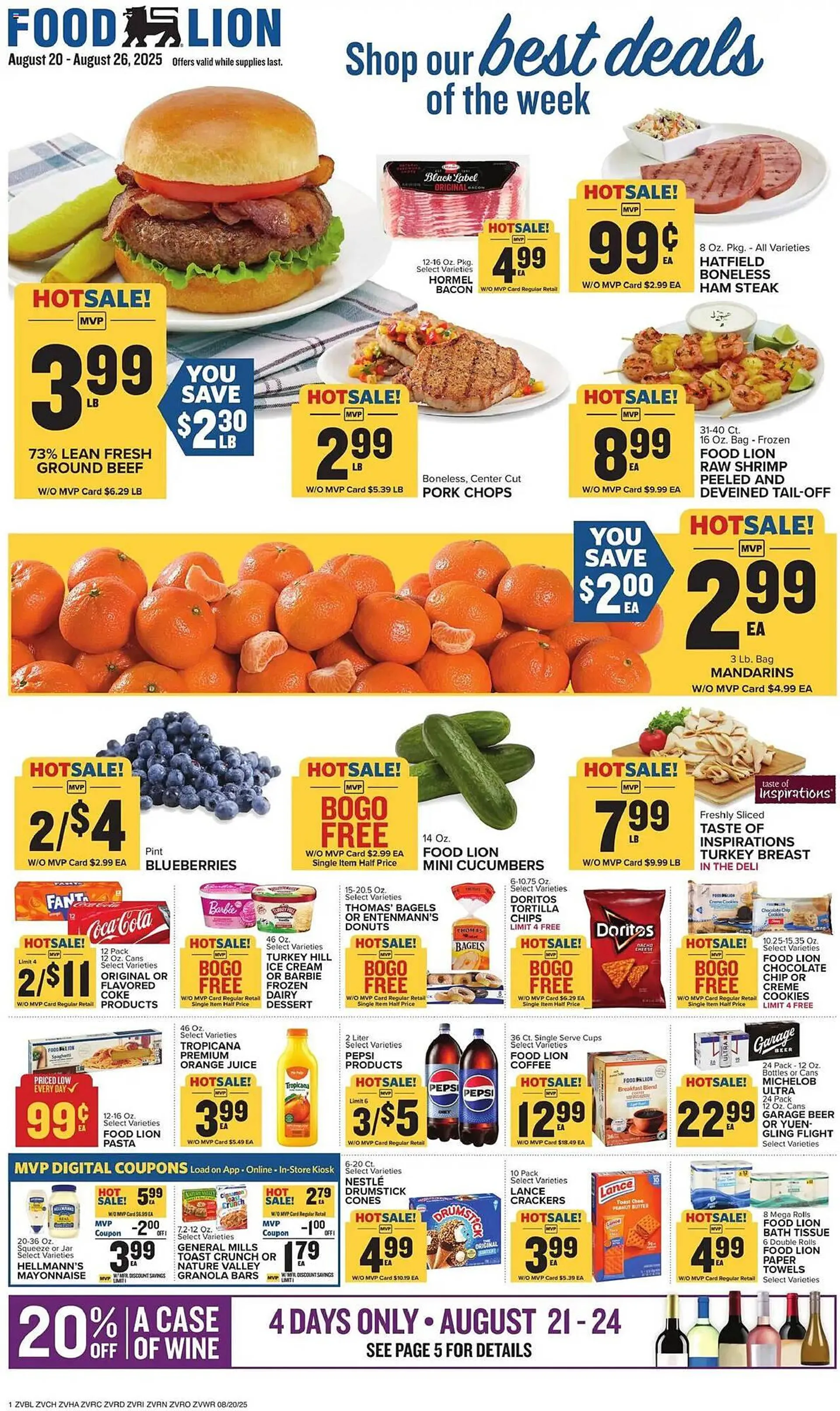 Weekly ad Food Lion Weekly Ad from August 20 to August 26 2025 - Page 1