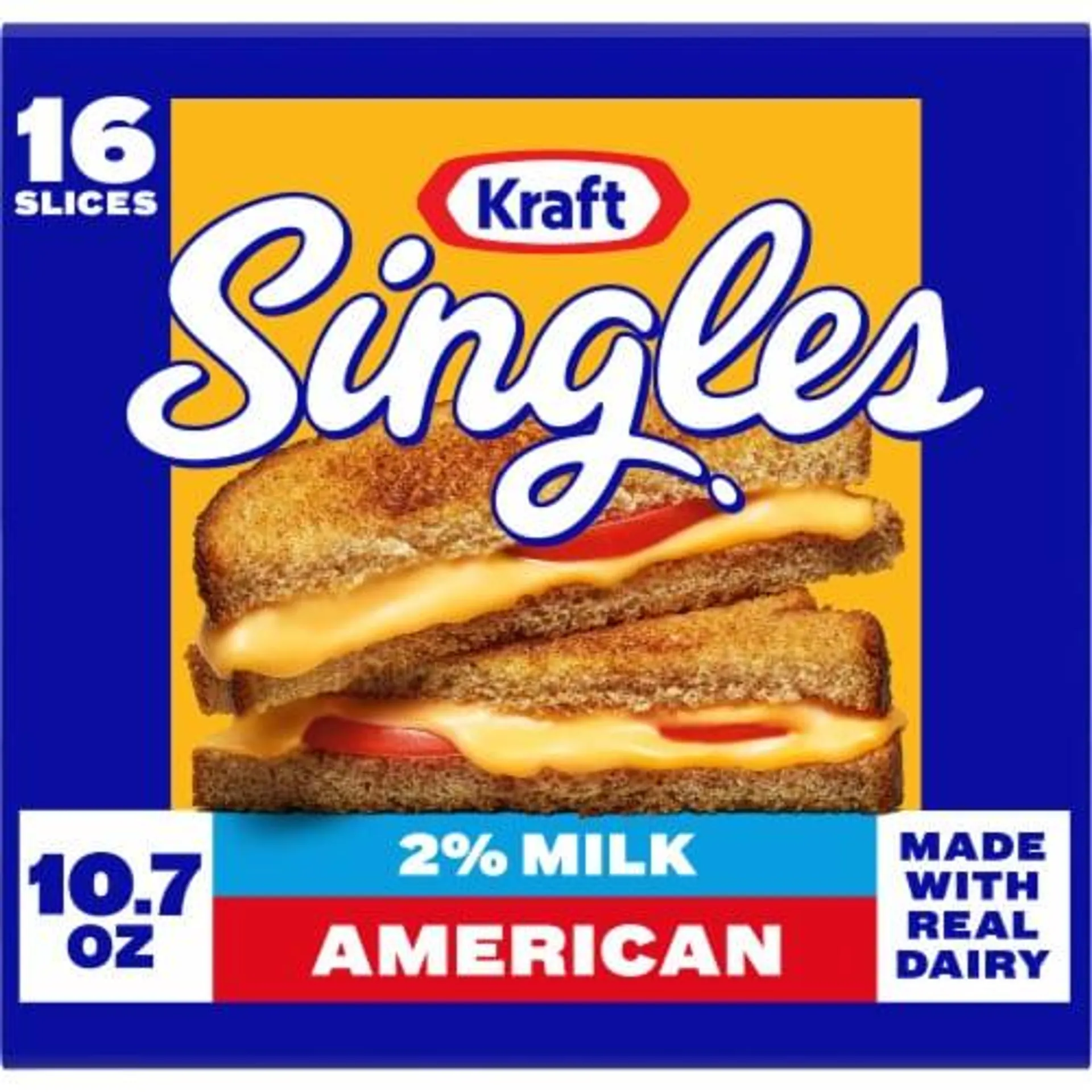 Kraft Singles 2% Milk American Sliced Cheese