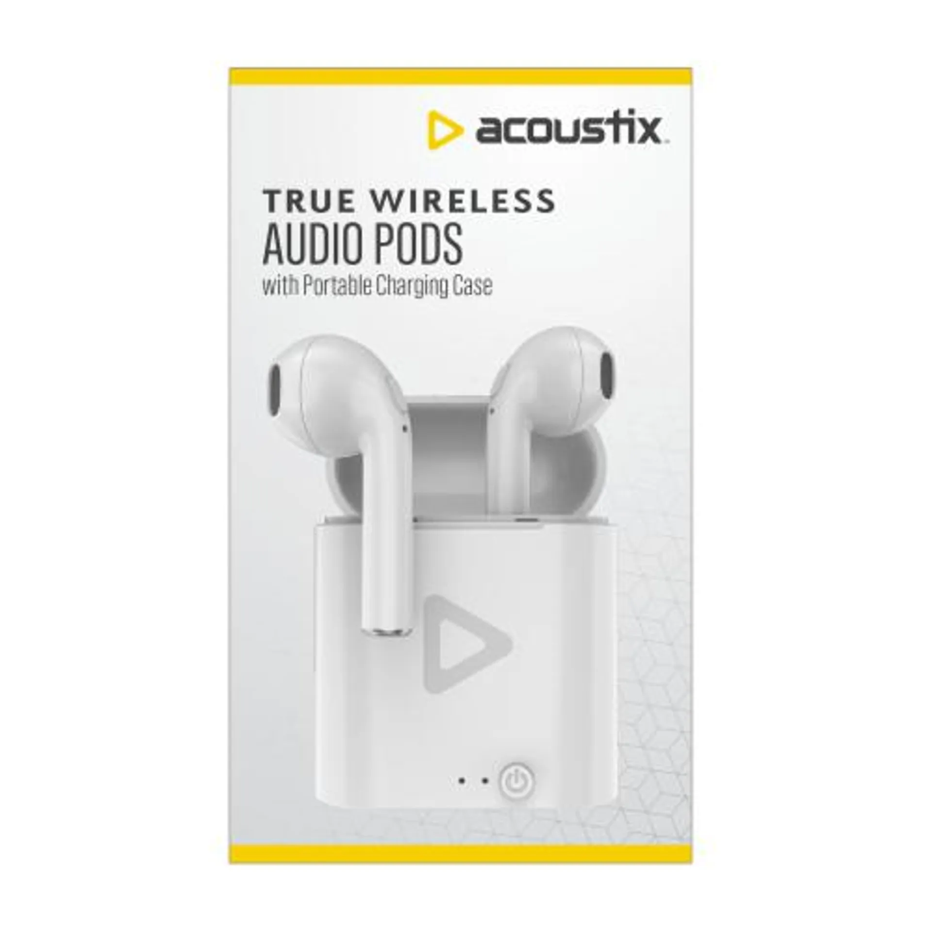 Acoustix True Wireless Earbuds - White