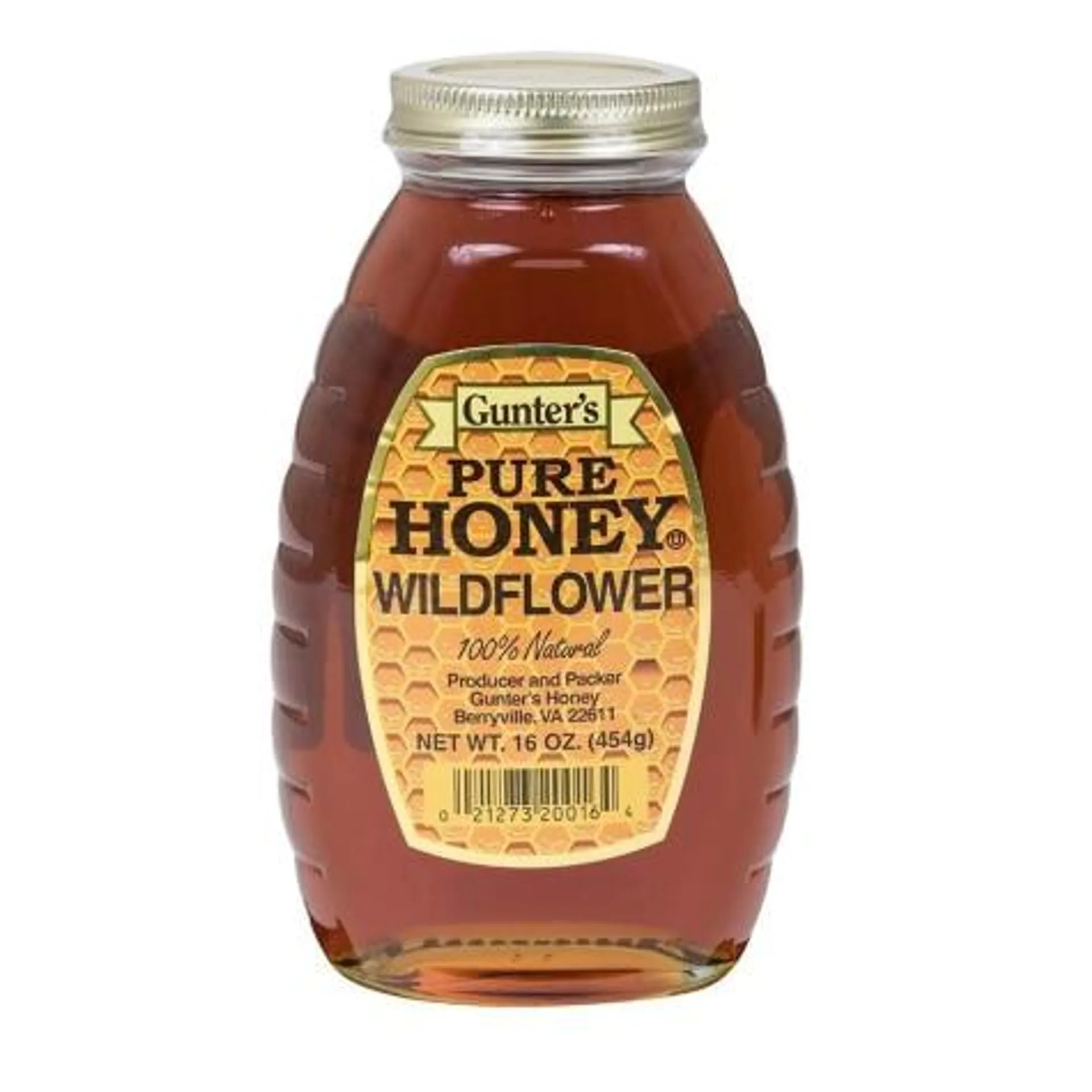Gunter's Pure Wildflower Honey, 16 oz