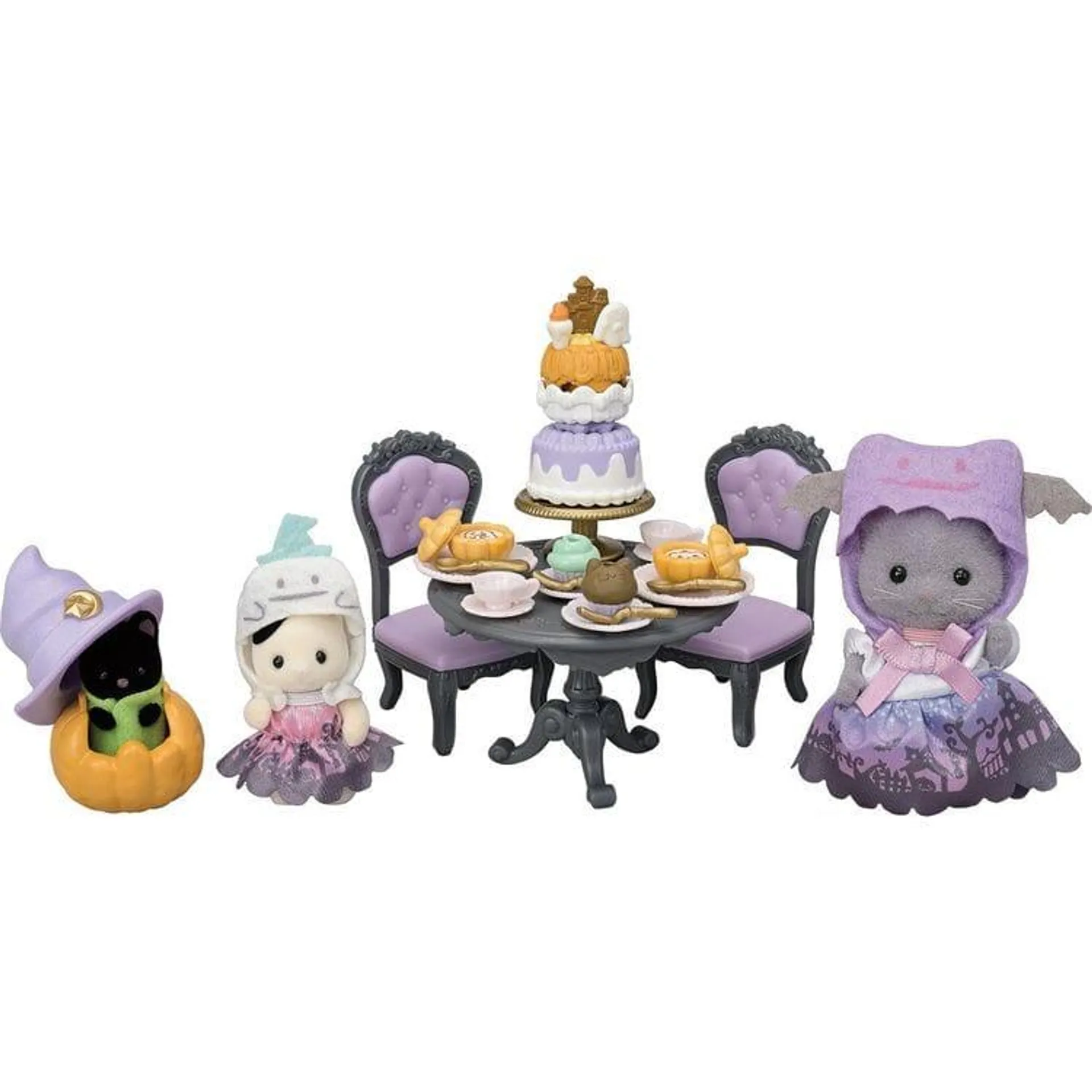 Calico Critters Halloween Surprise Party Set