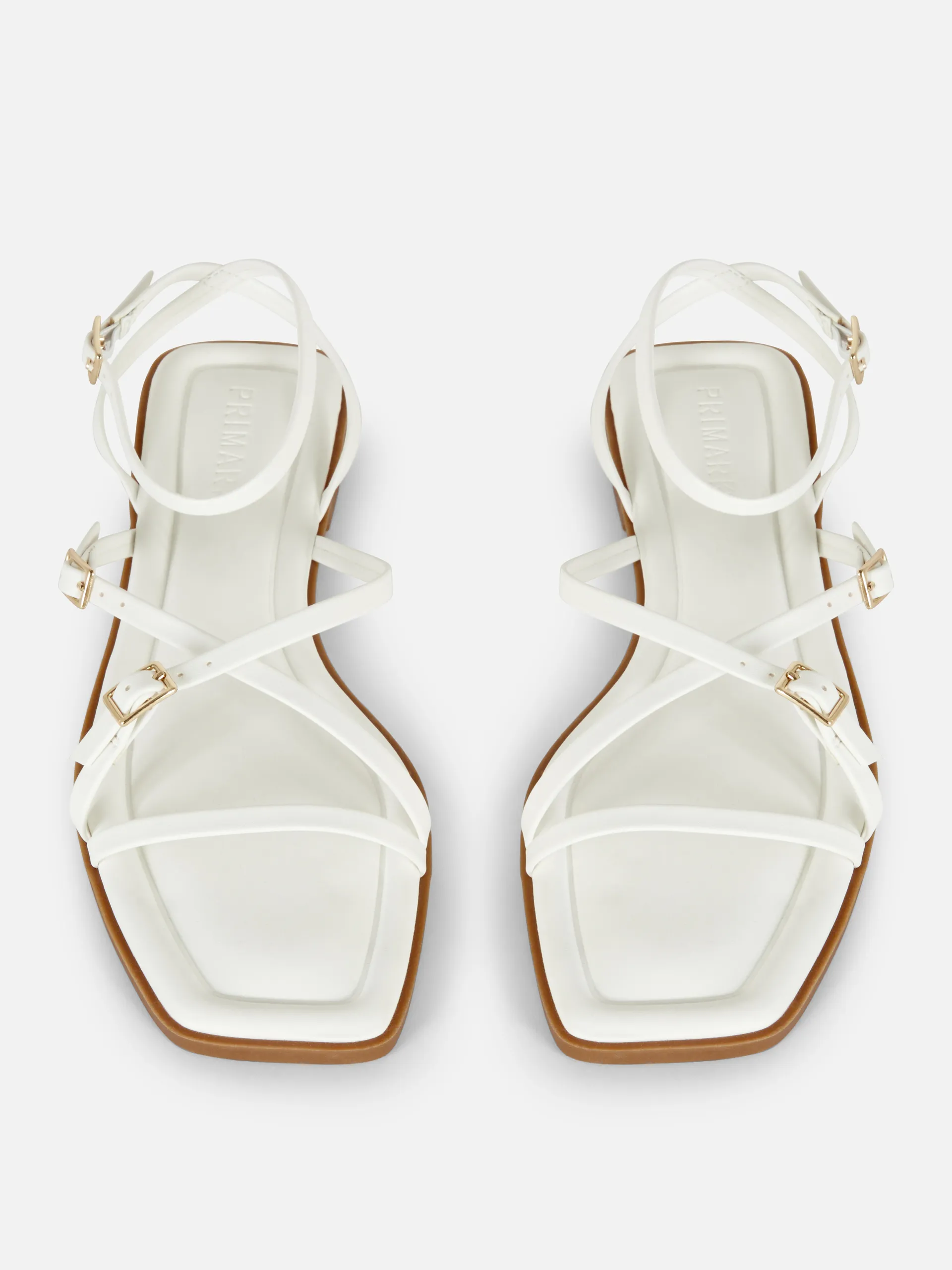 Paula Echevarría Buckle Strap Sandals