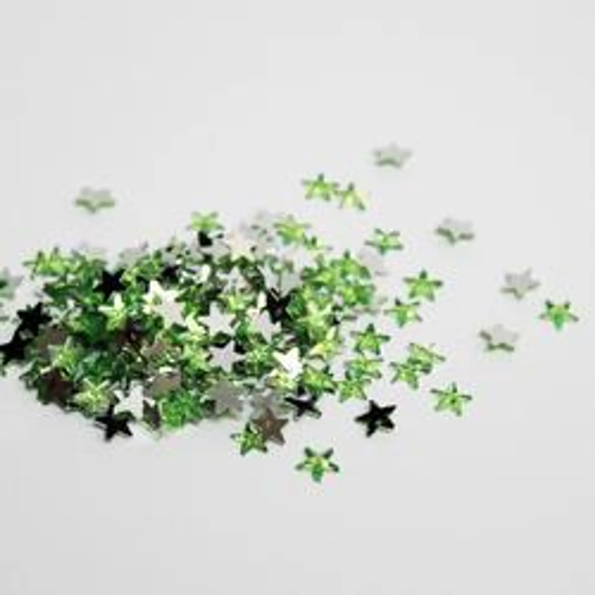 Apple Green Flat Back Star Rhinestones (Approx. 200 pieces)