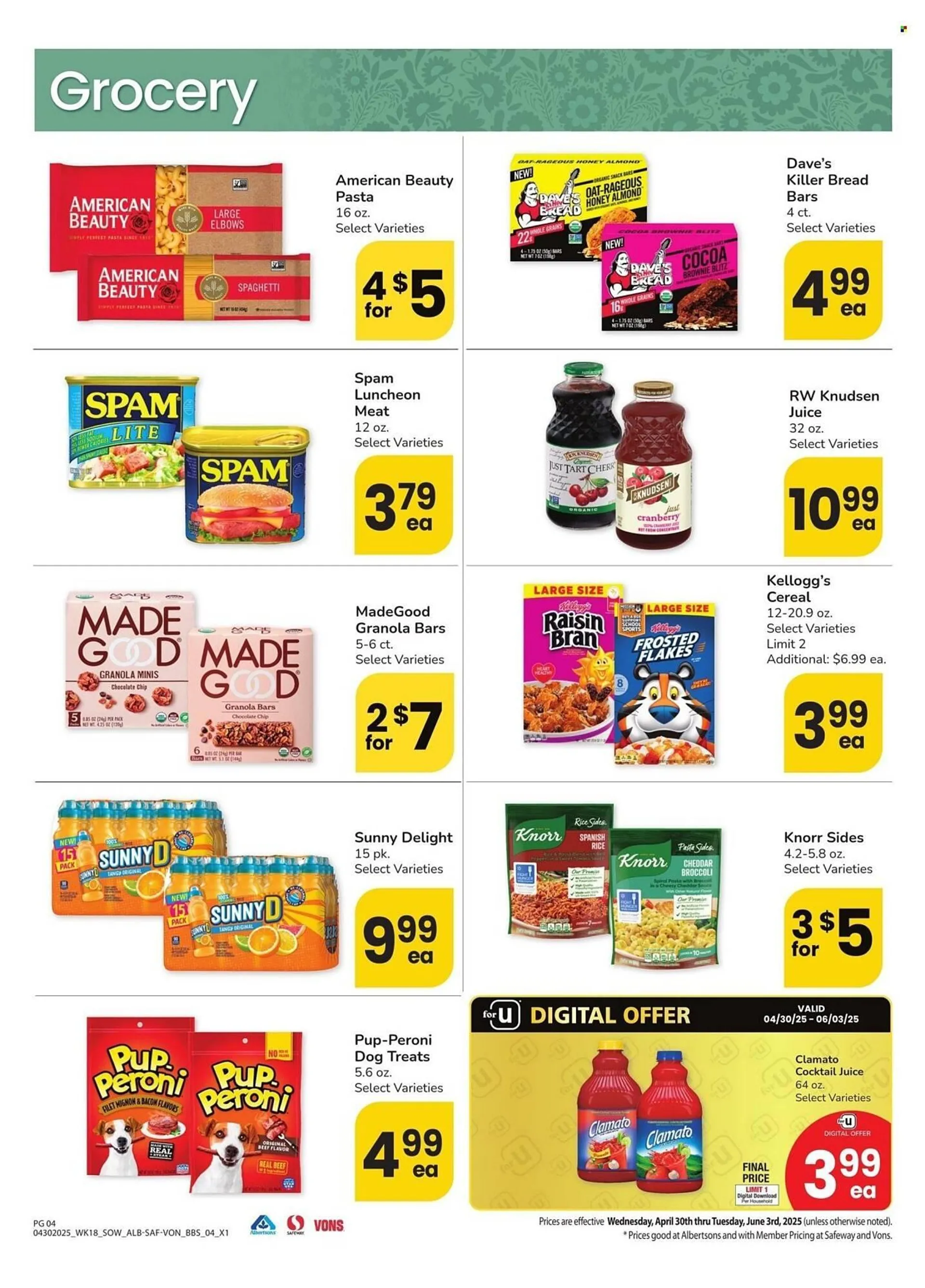 Weekly ad Albertsons Weekly Ad from April 30 to June 3 2025 - Page 4