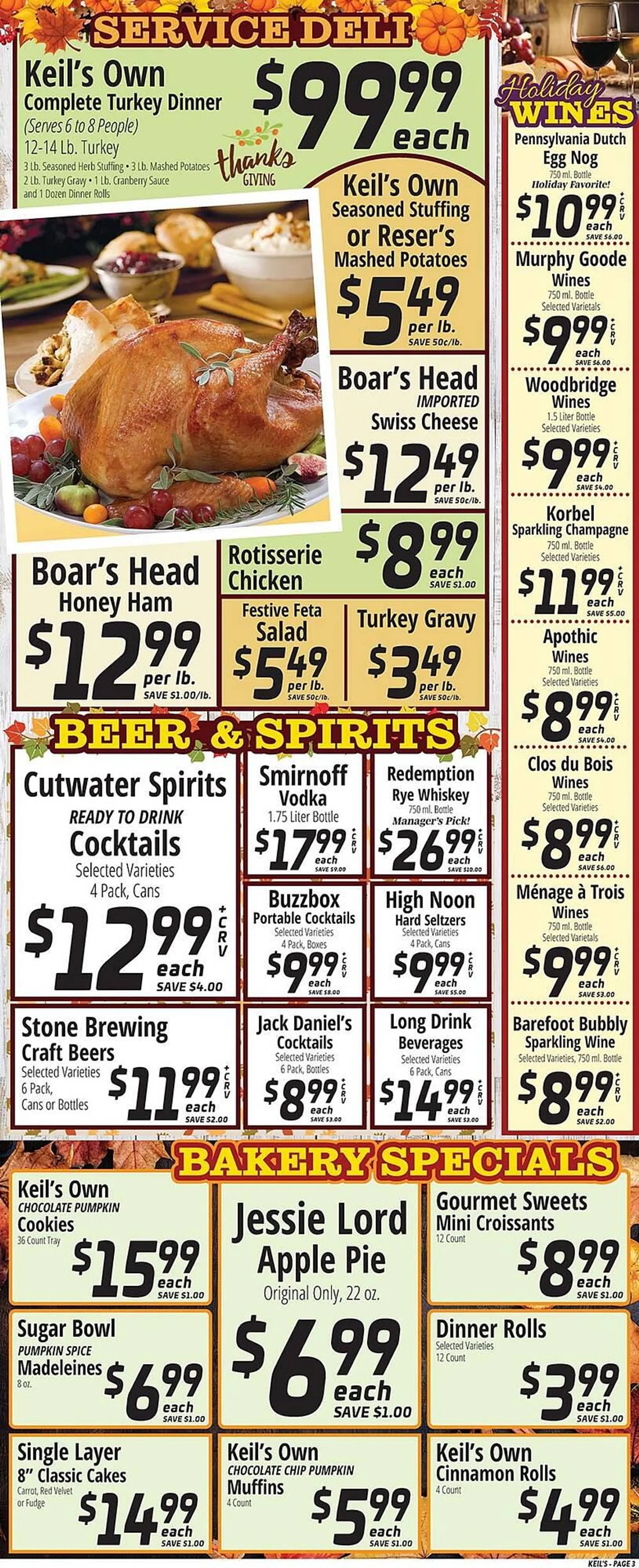 Weekly ad Keil's Fresh Food Stores Weekly Ad from November 20 to December 3 2024 - Page 3