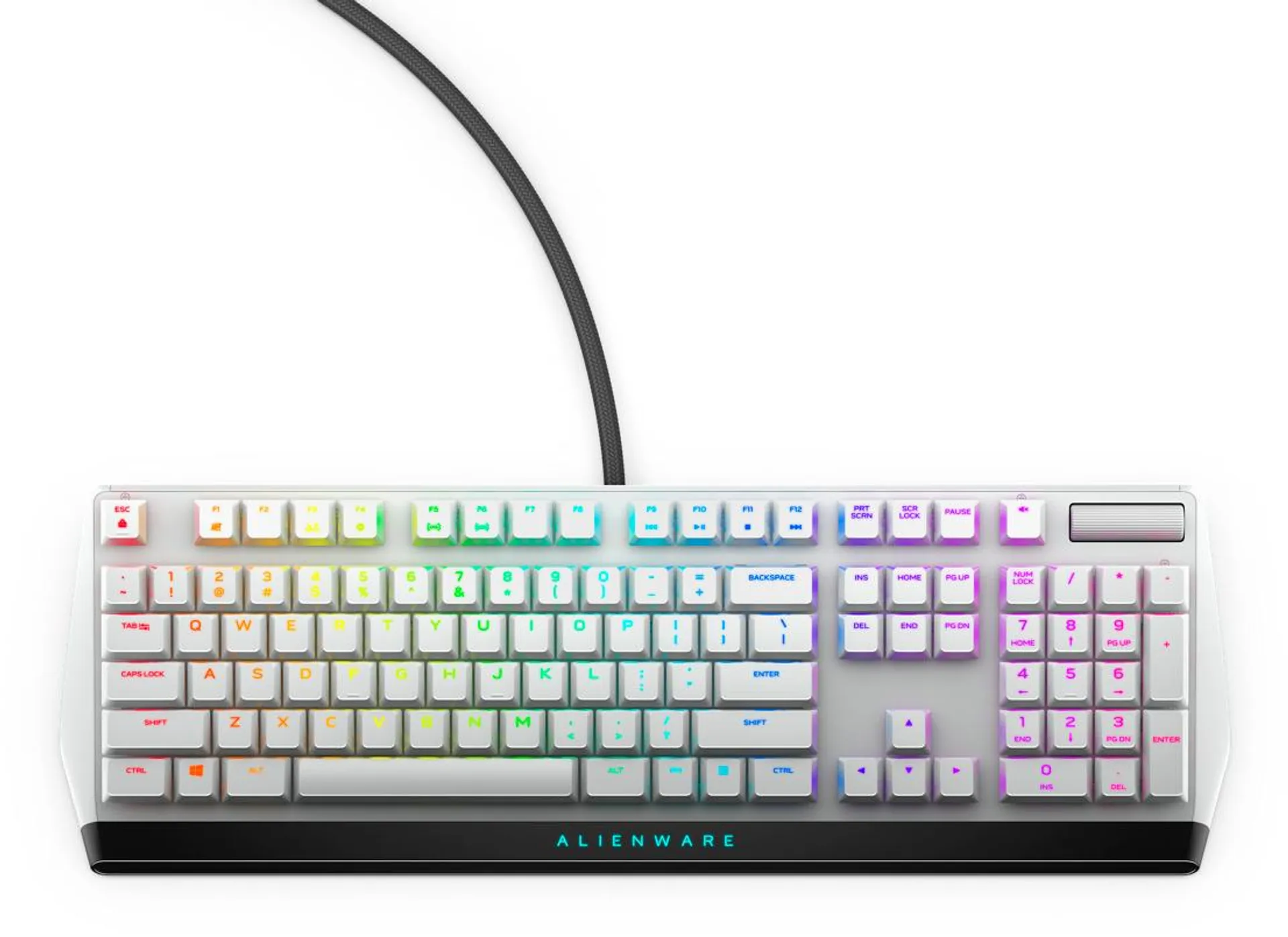 Alienware Low Profile RGB Mechanical Gaming Keyboard - AW510K - Lunar Light