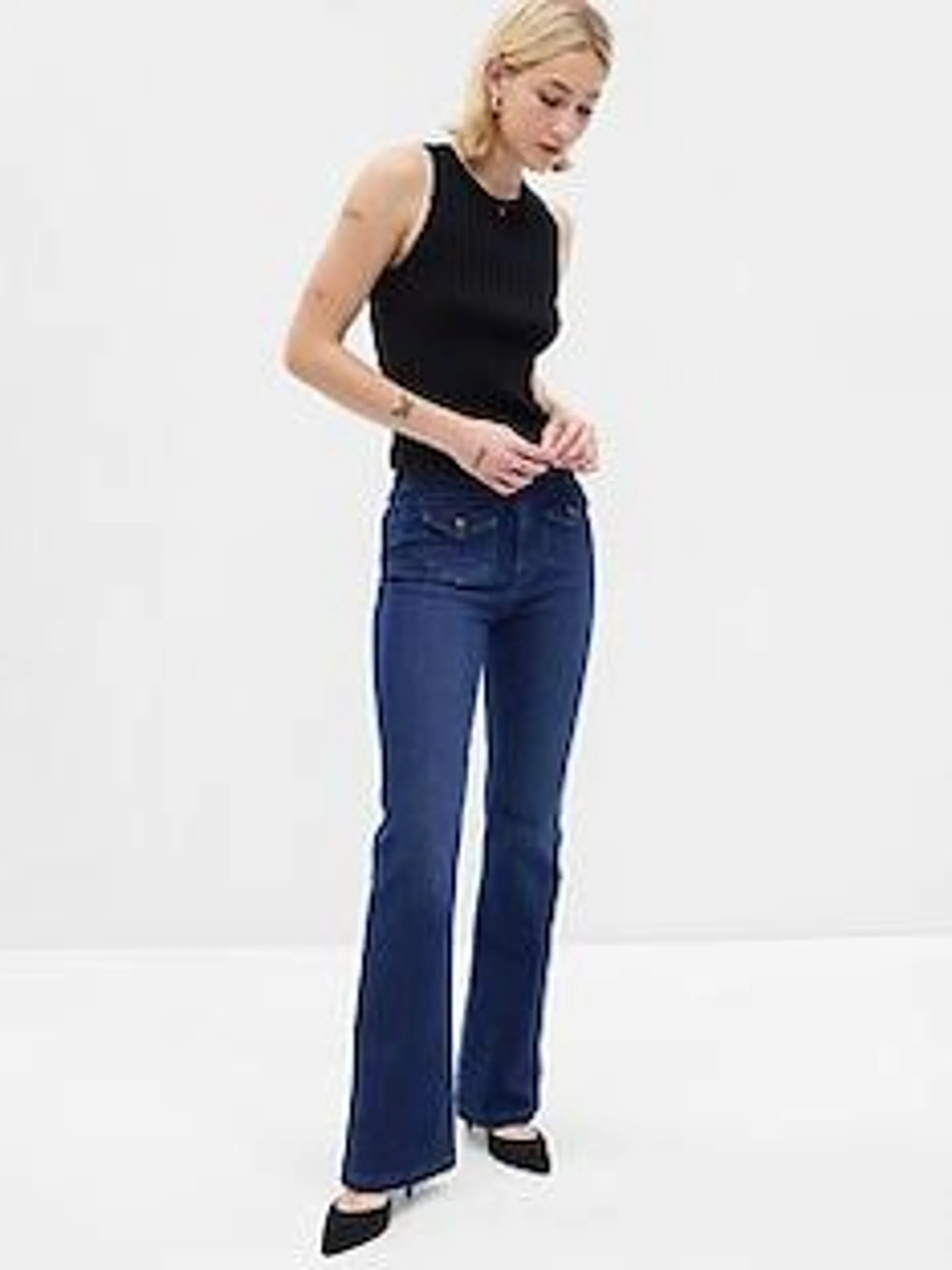 High Rise '70s Flare Jeans