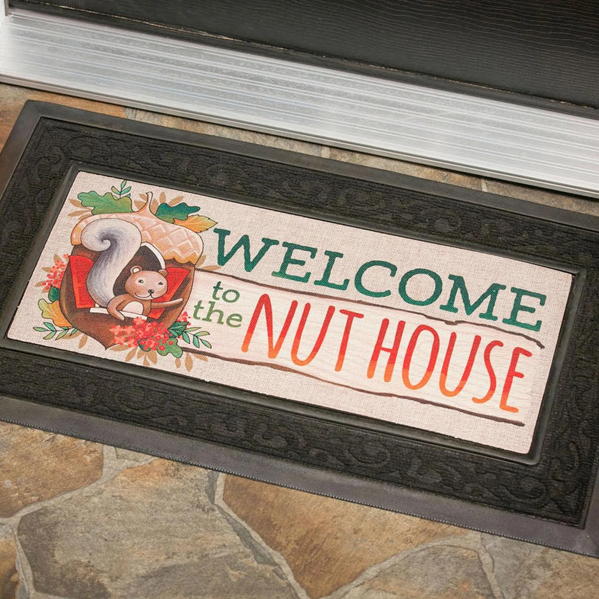 Welcome to the Nut House Sassafras Switch Mat