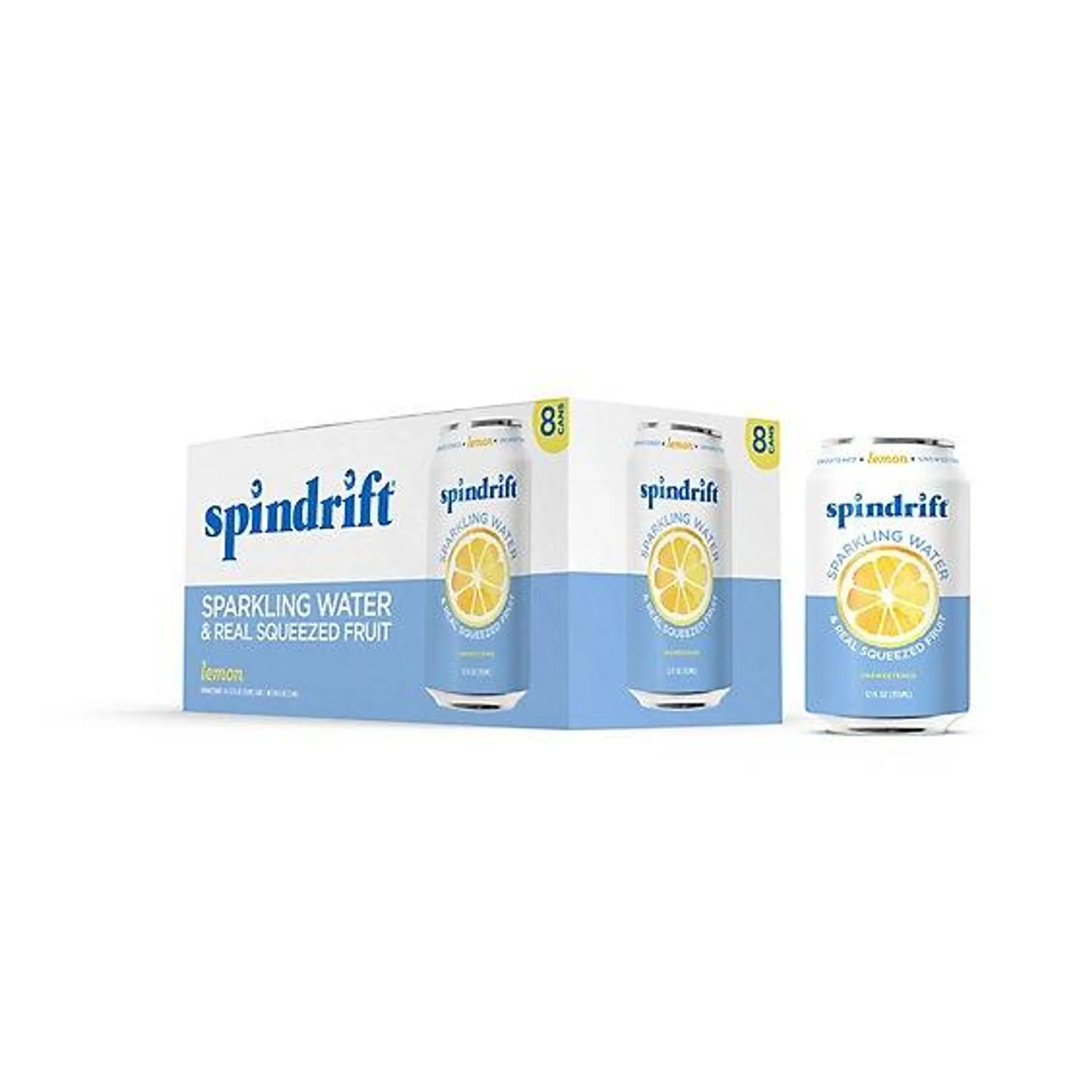 Spindrift Lemon Sparkling Water - 8-12 Fl. Oz.