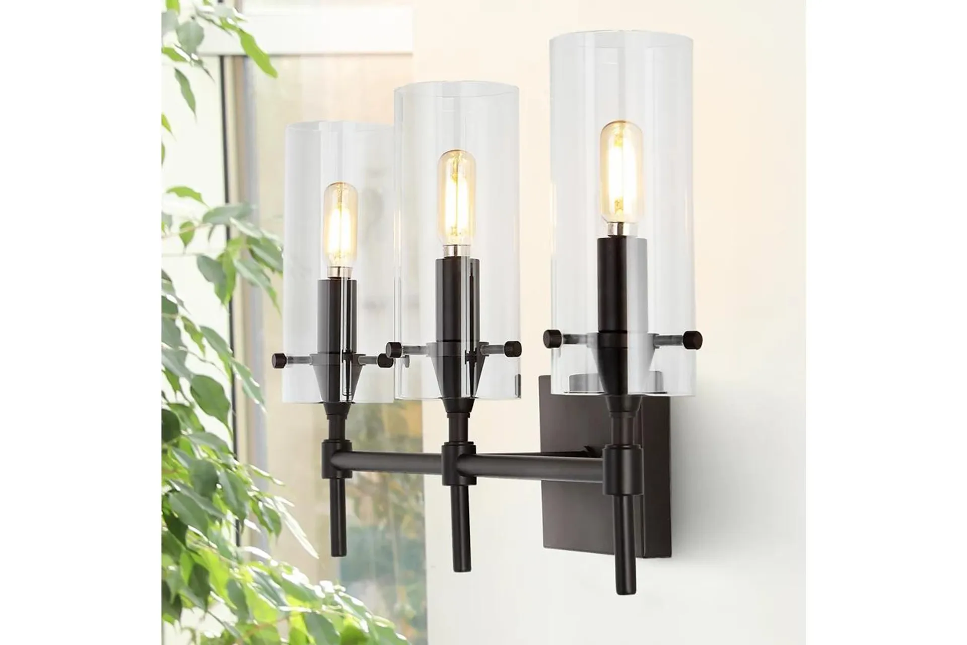 Jonathan Y Cato 3-Light Modern Farmhouse LED Vanity