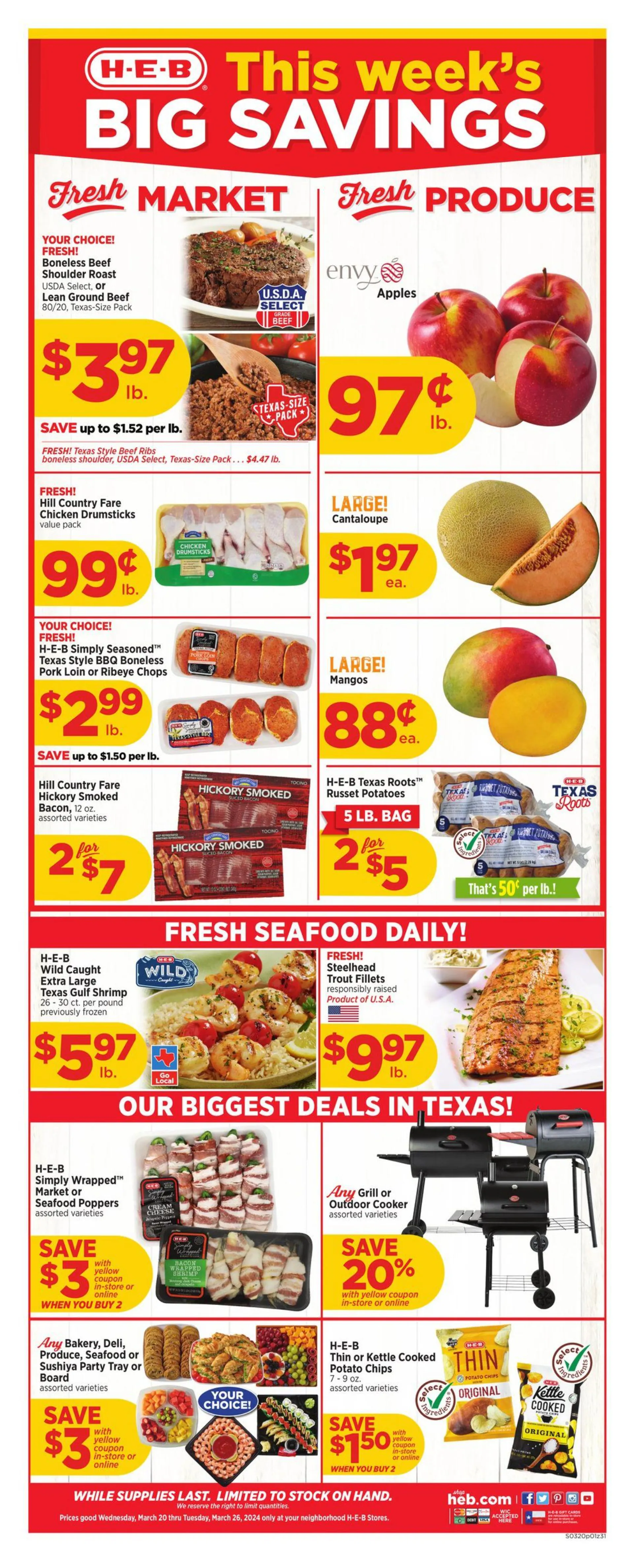 Weekly ad H-E-B Current weekly ad from March 20 to March 26 2024 - Page 
