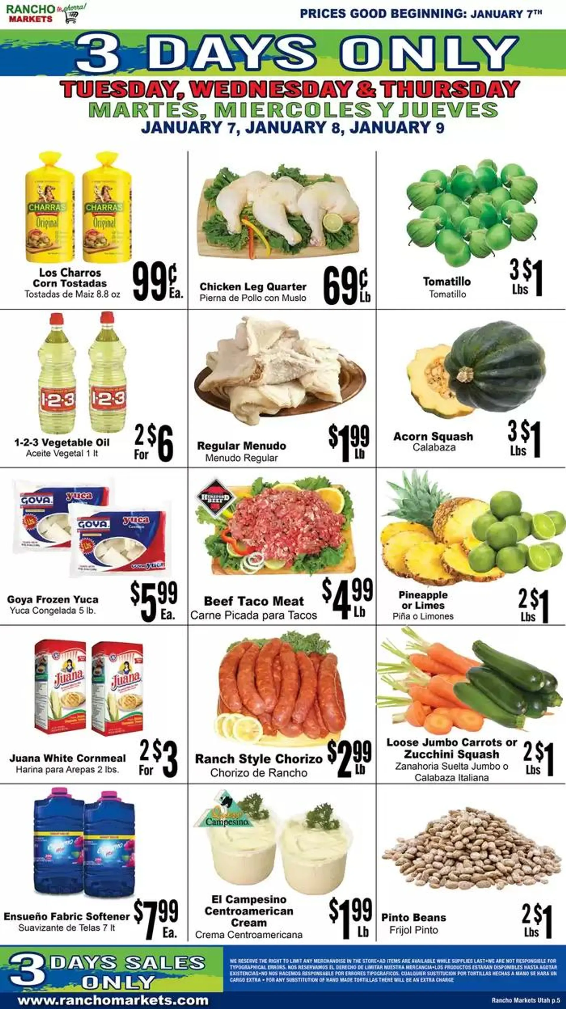 Weekly ad Flyer Rancho Markets from January 7 to January 14 2025 - Page 5