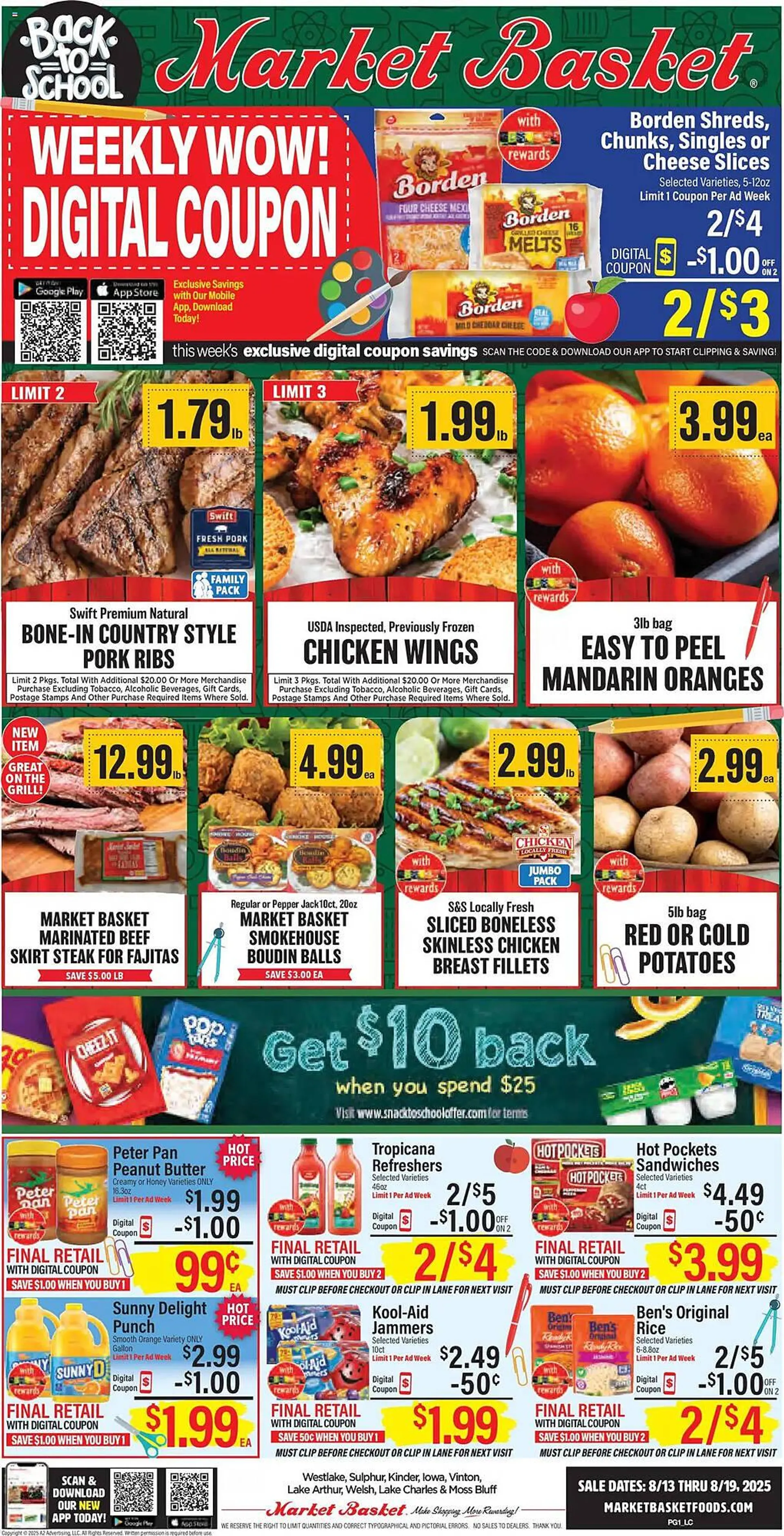 Weekly ad Market Basket Weekly Ad from August 13 to August 19 2025 - Page 1