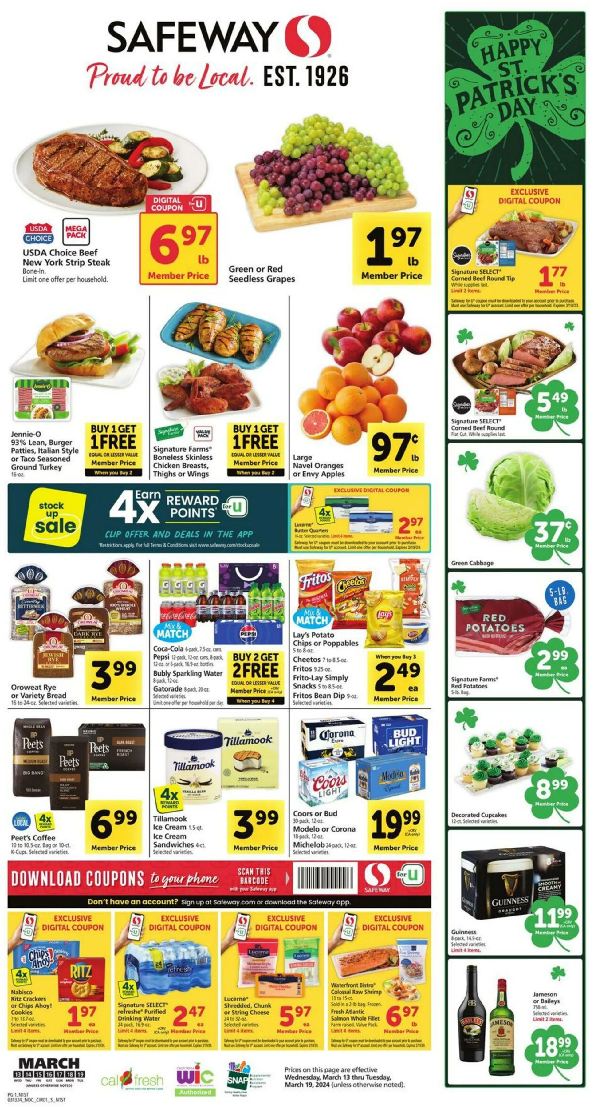 Weekly ad Safeway Current weekly ad from March 13 to March 19 2024 - Page 
