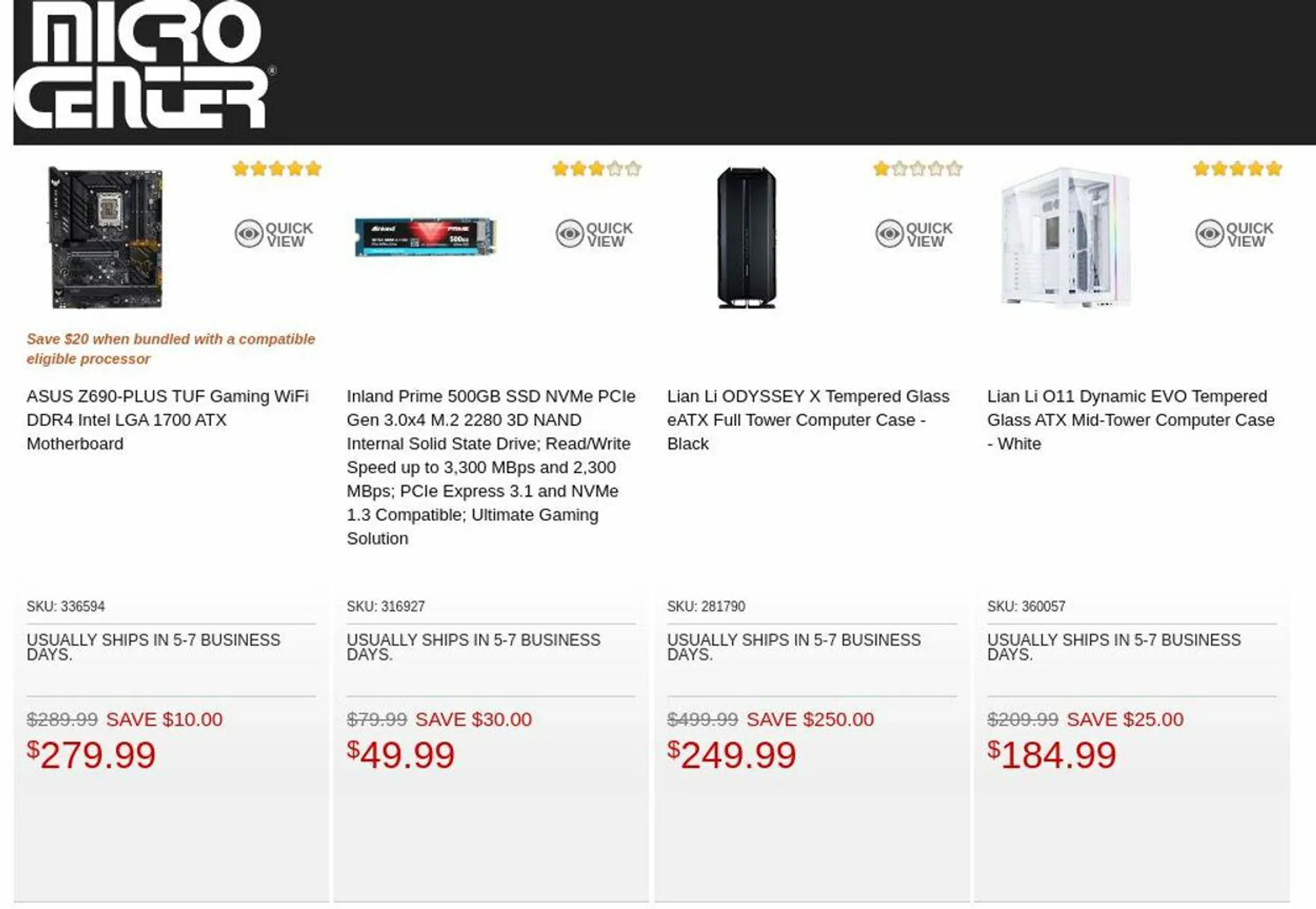 Micro Center Current weekly ad - 1