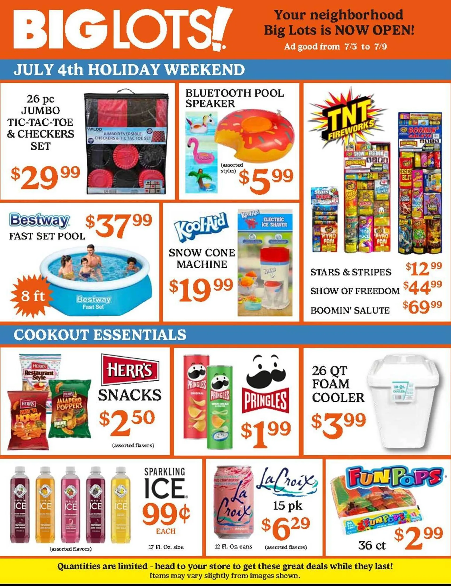 Weekly ad Big Lots Weekly Ad from July 3 to July 9 2025 - Page 1