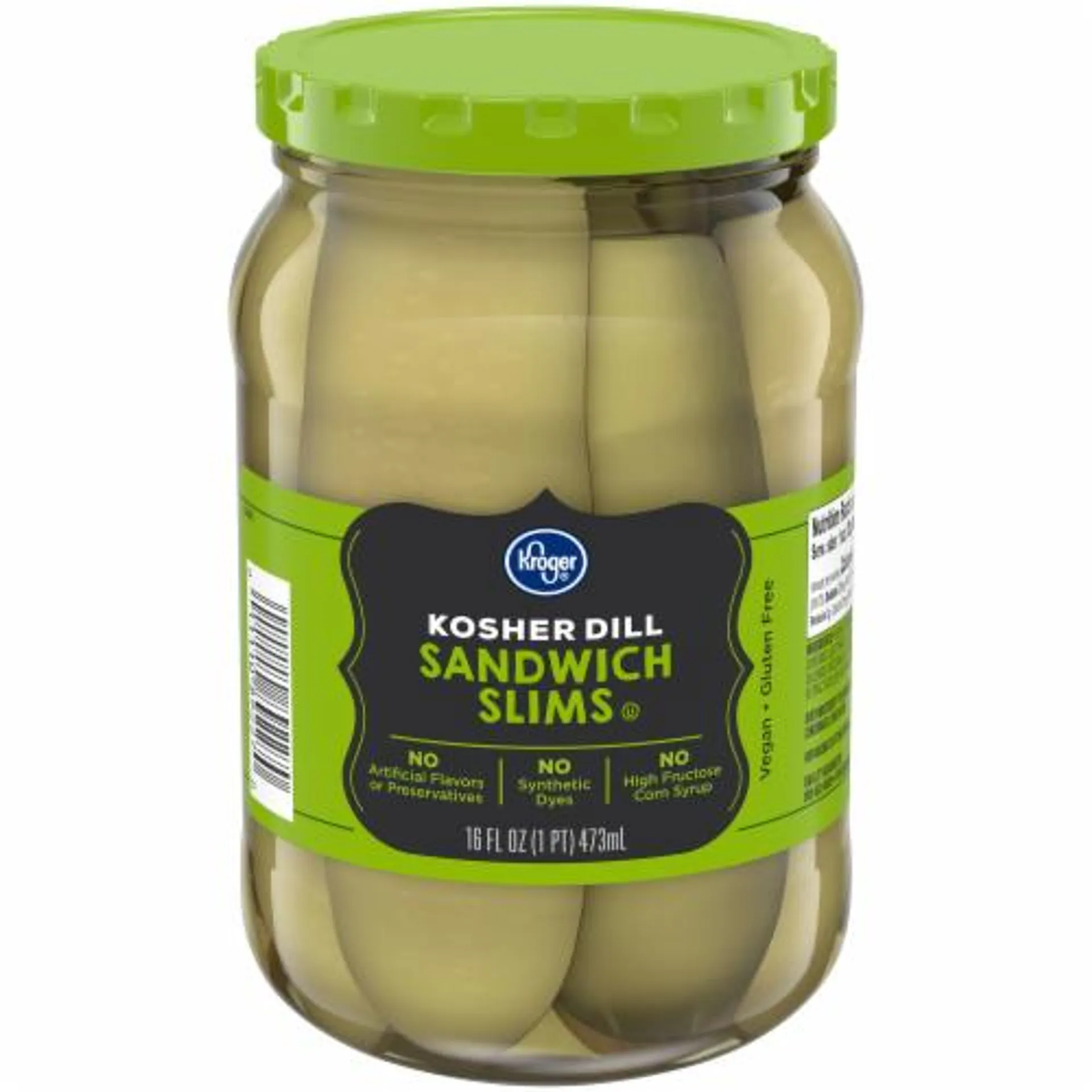 Kroger® Kosher Sandwich Slims Dill Pickles