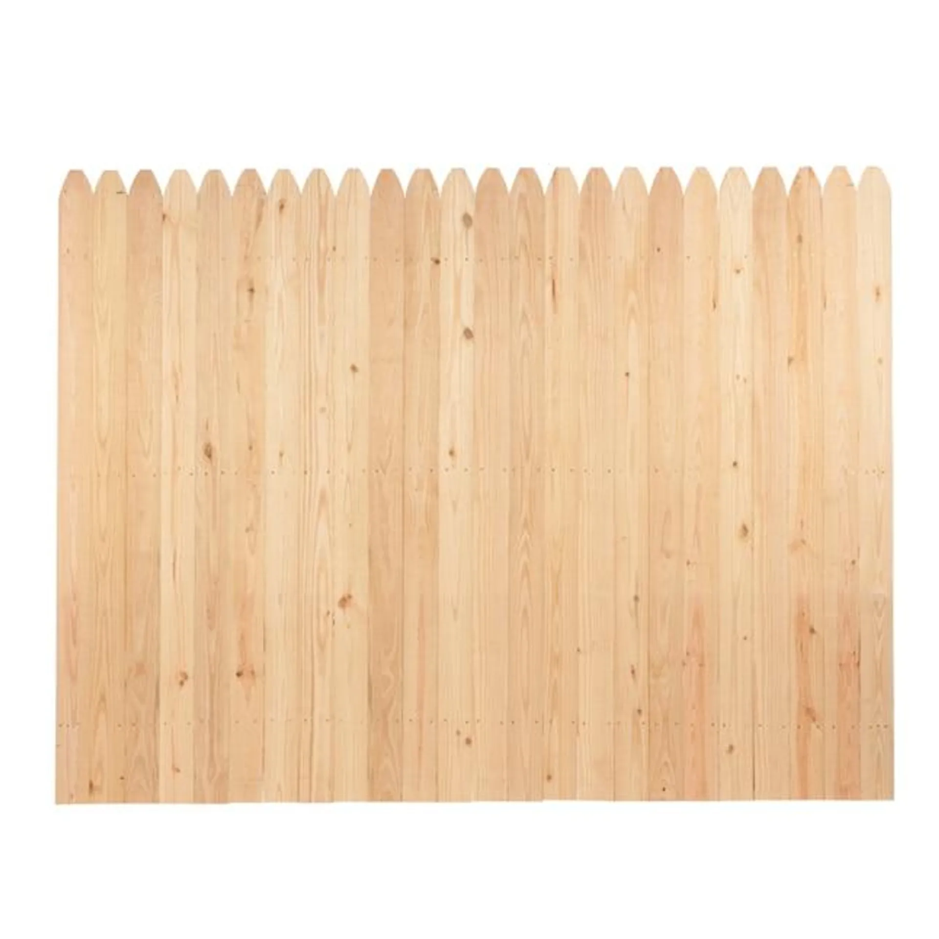 Severe Weather 6-ft x 8-ft Pressure Treated Pine Stockade Privacy Stockade Fence Panel