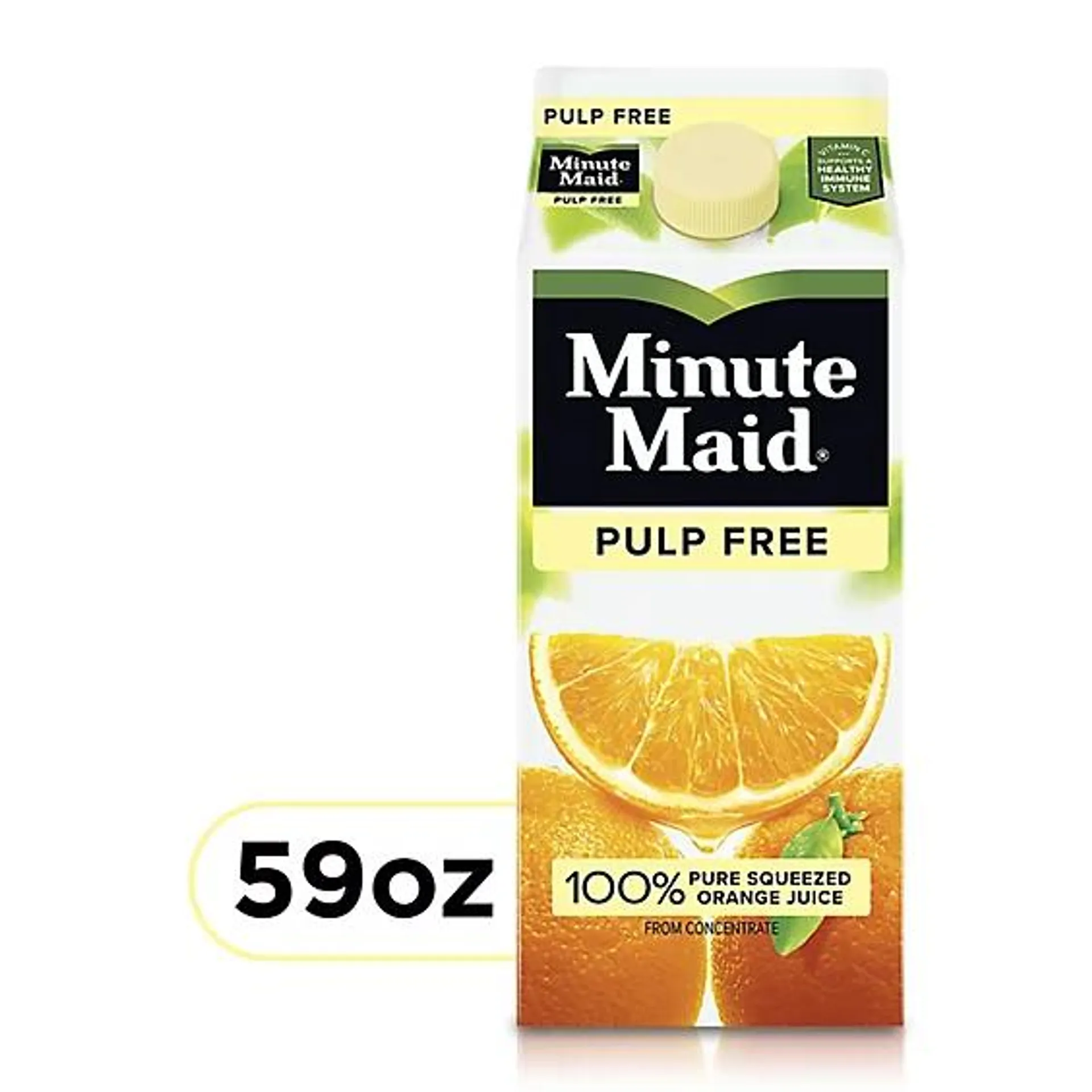 Minute Maid Juice Orange Pulp Free Carton - 59 Fl. Oz.