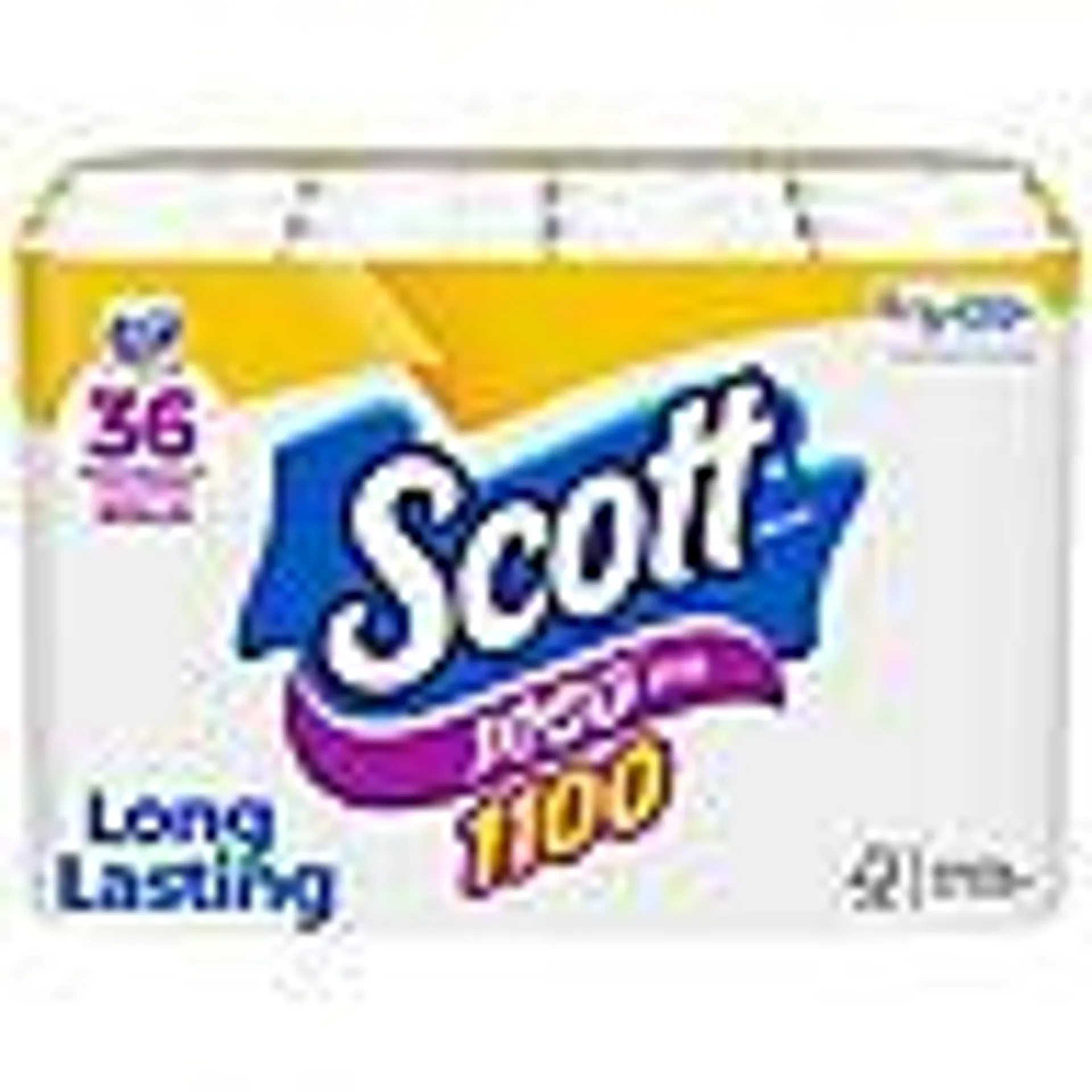 Scott 1100 1-Ply Toilet Paper 1100 sheets/roll, 36 rolls