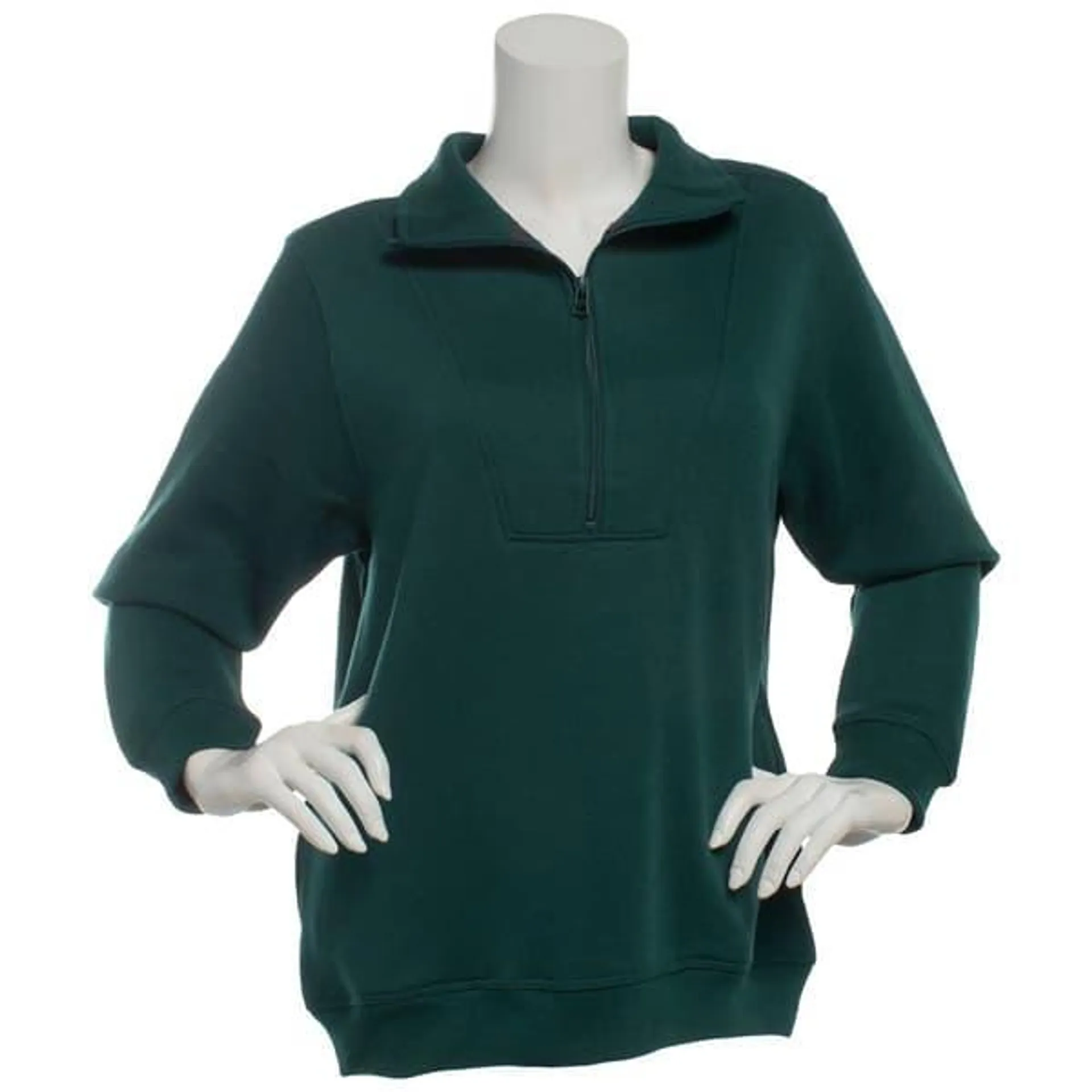 Womens Starting Point Ultrasoft Fleece 1/4 Zip Pullover