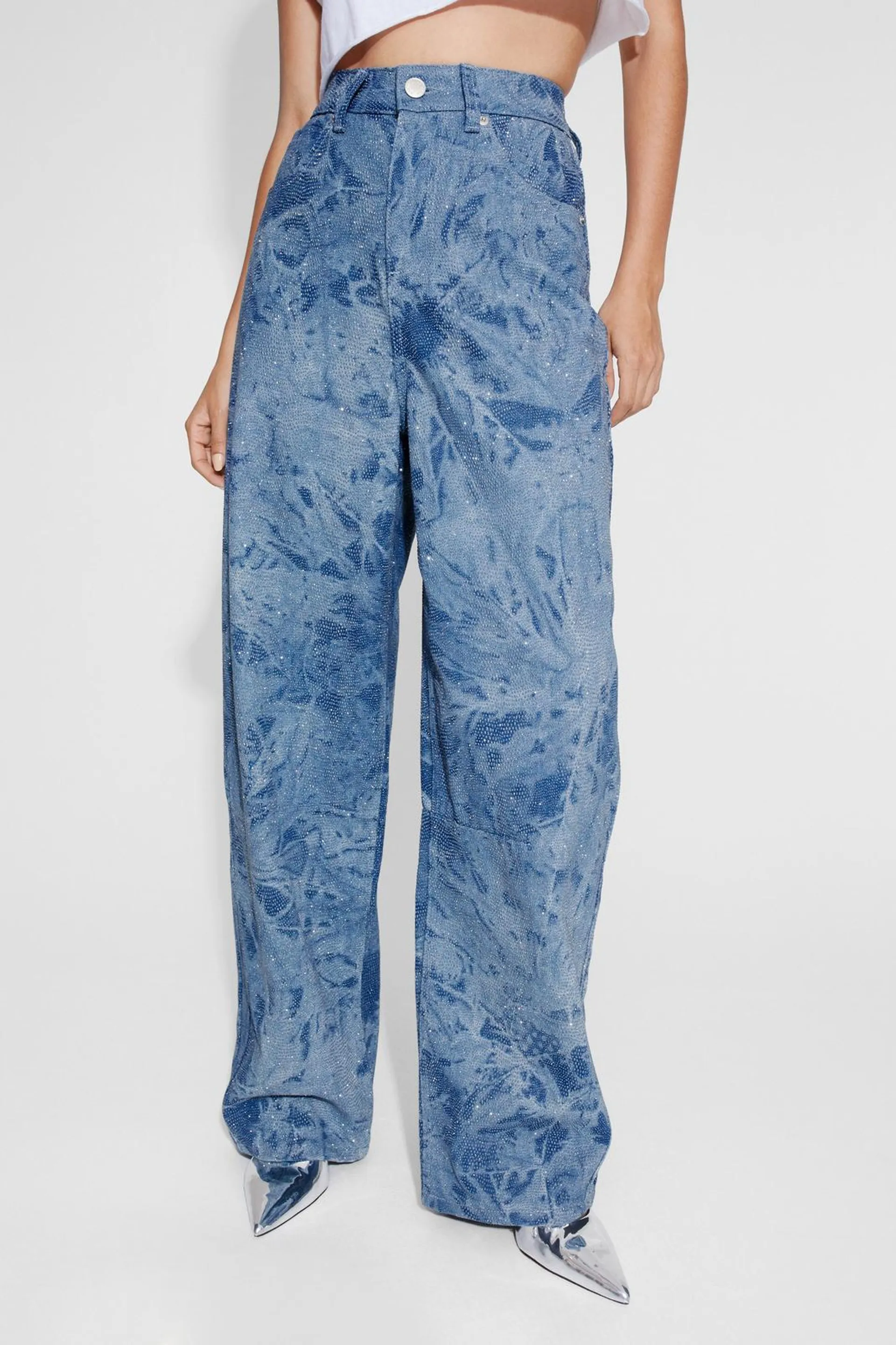 Shimmer Denim Jean