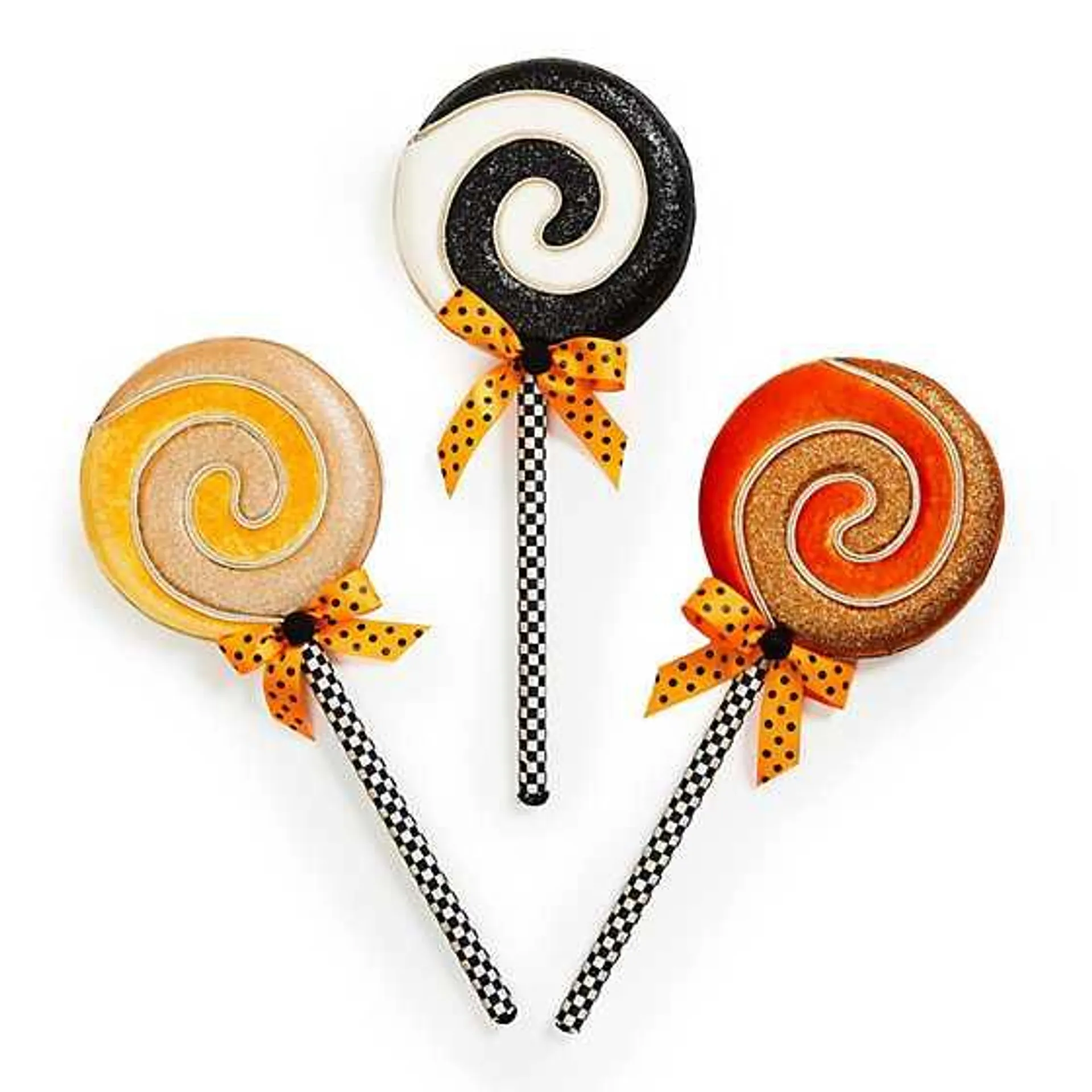 Trick or Treat Plush Small Lollipops, Set of 3