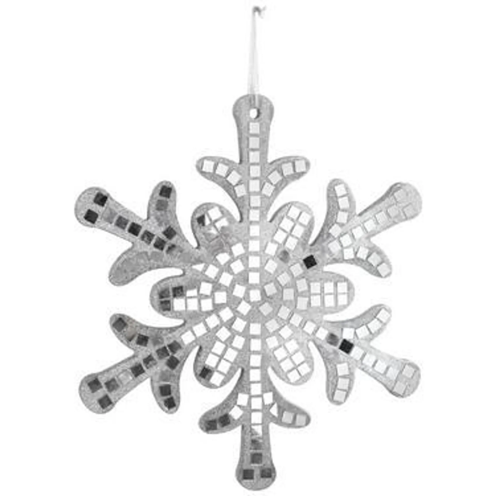 Sparkle Season Snowflake Hanging Decoration, 12.37in x 14in