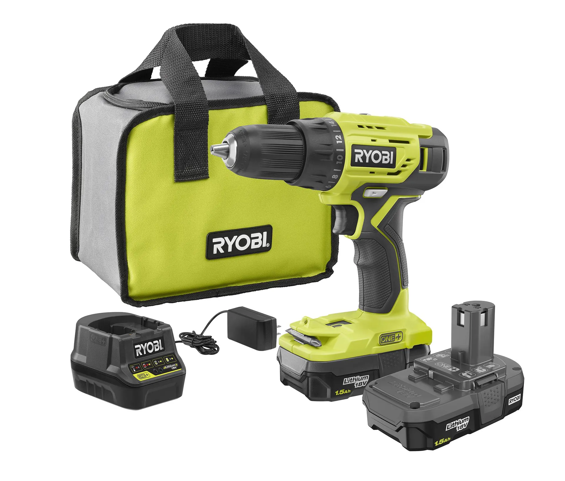 18V ONE+ 2-SPEED 1/2" DRILL/DRIVER KIT