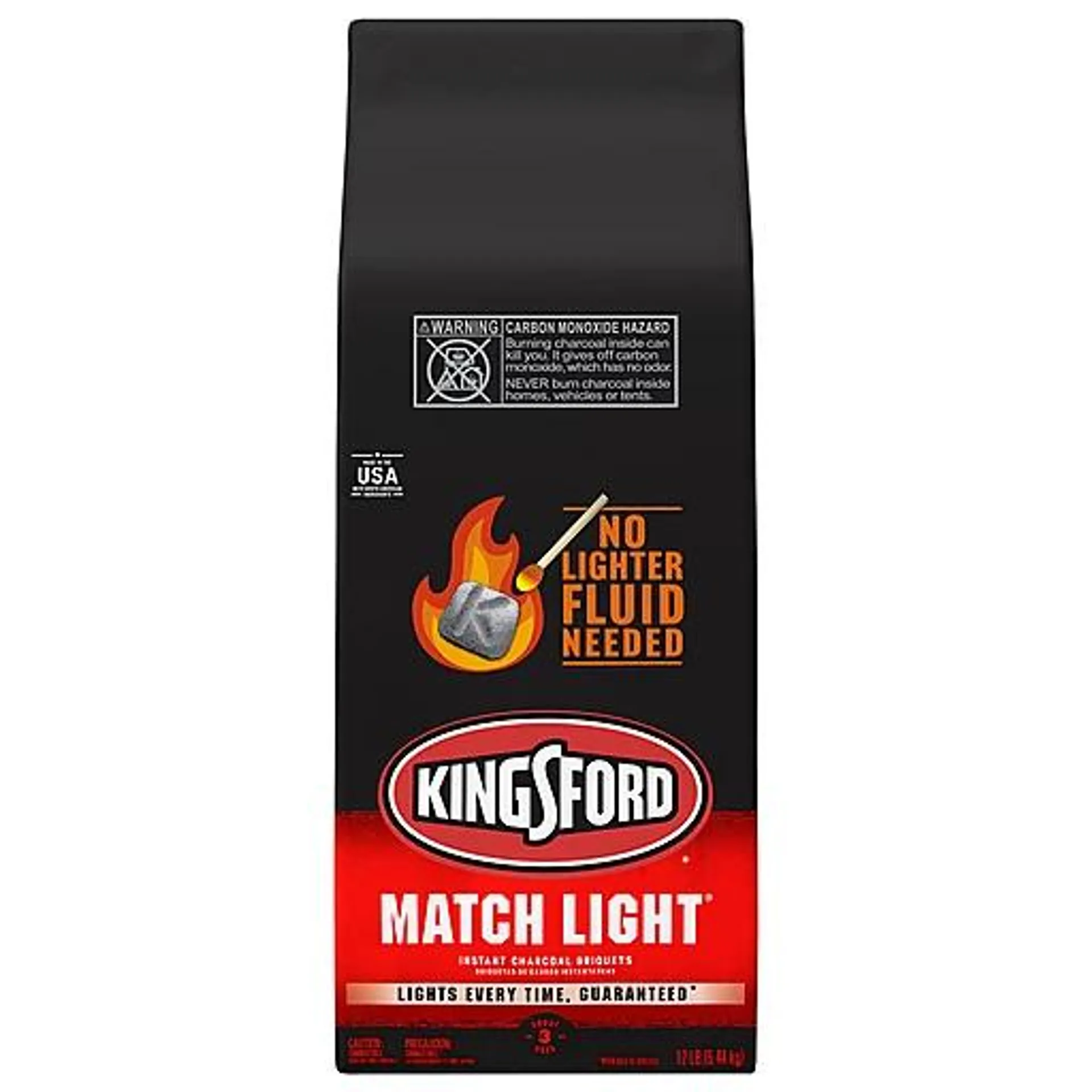 Kingsford Charcoal Briquets, Instant 12 Lb