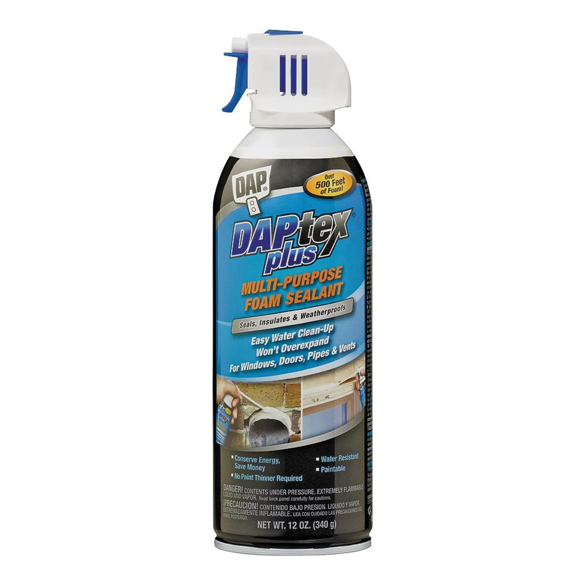 18836 Foam Sealant, White, 12 oz Aerosol Can