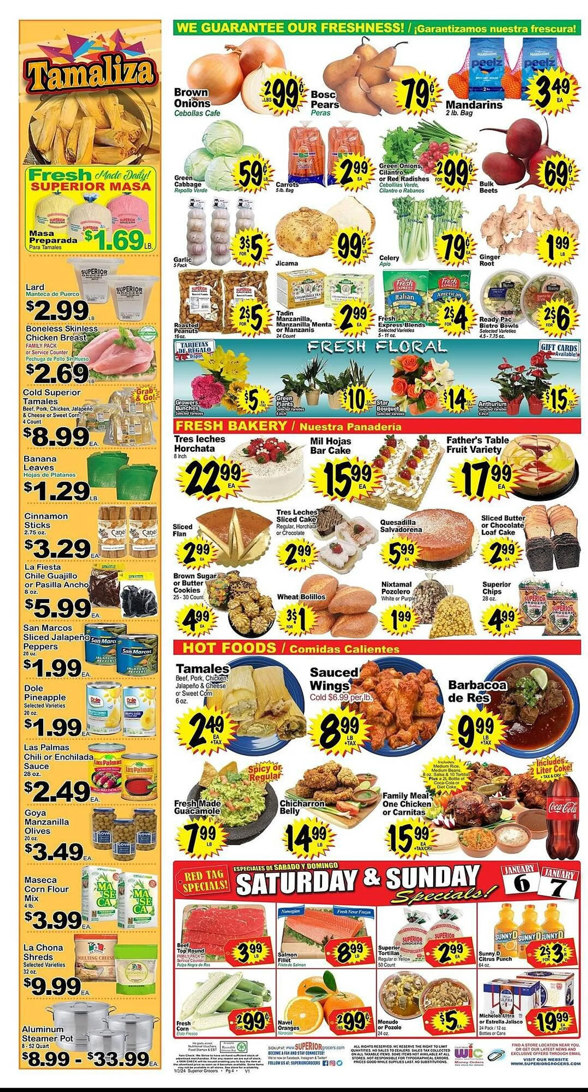 Weekly ad Numero Uno Weekly Ad from January 3 to January 9 2024 - Page 4