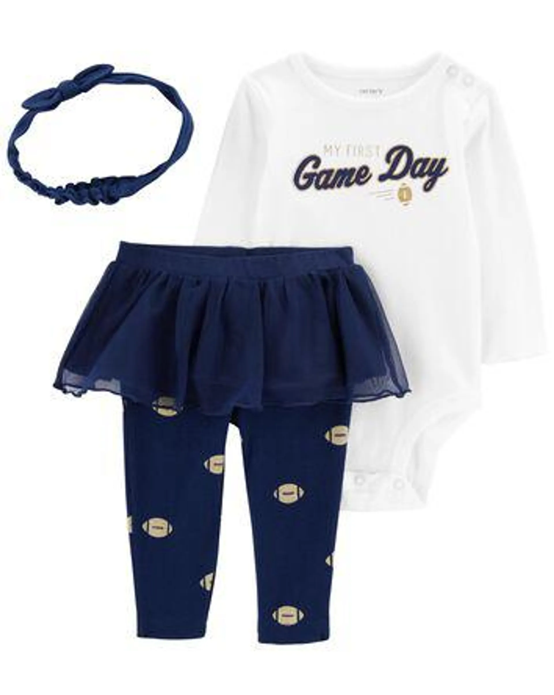 Baby 3-Piece First Game Day Outfit