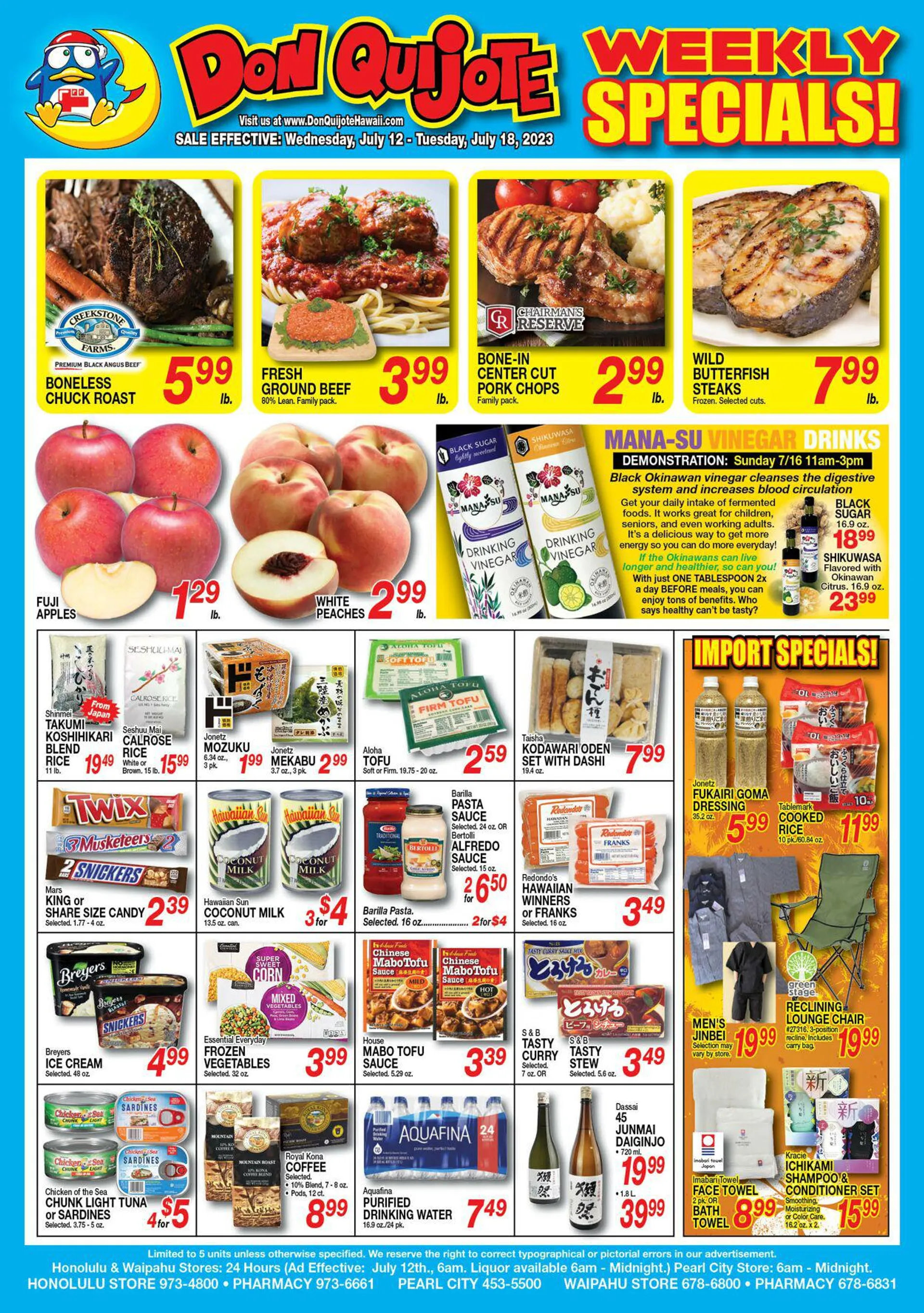 Don Quijote Hawaii Current weekly ad - 1