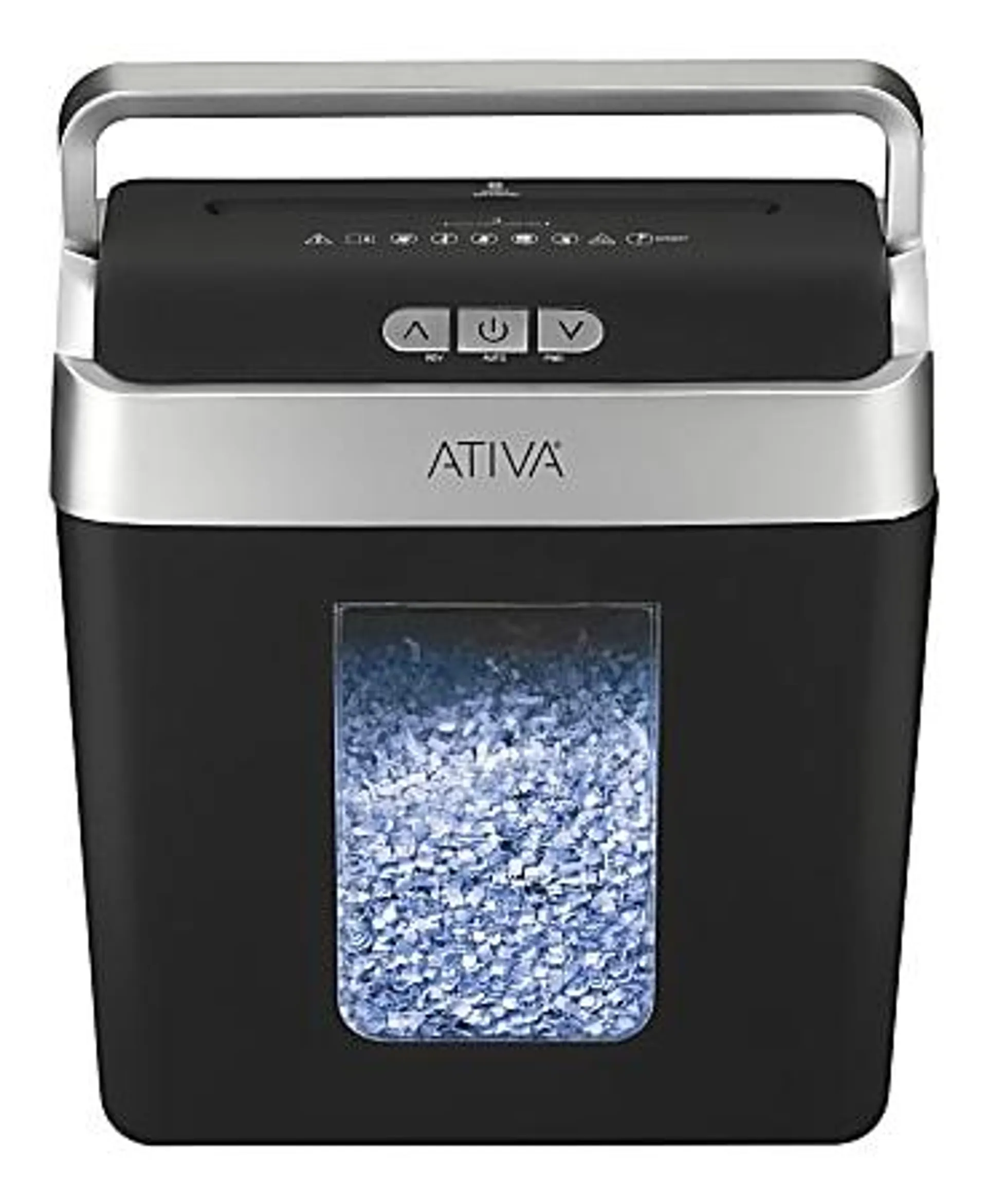 Ativa® 8-Sheet Micro-Cut Lift-Off Shredder With Handle, OMM83B