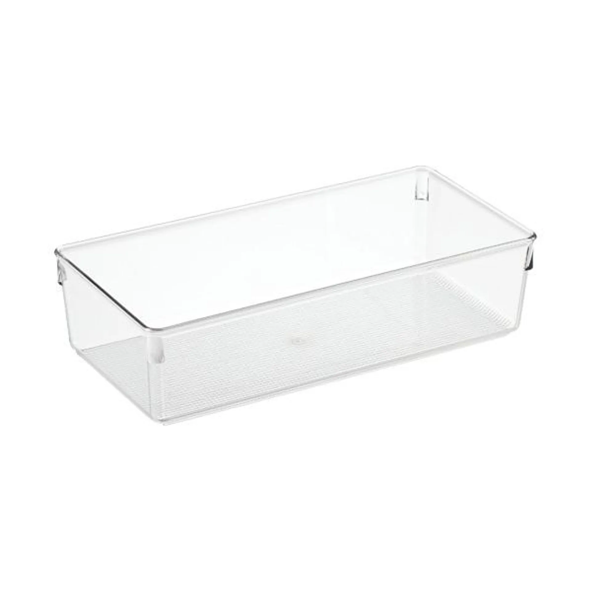 iDESIGN Linus Medium Closet Drawer Organizer Clear