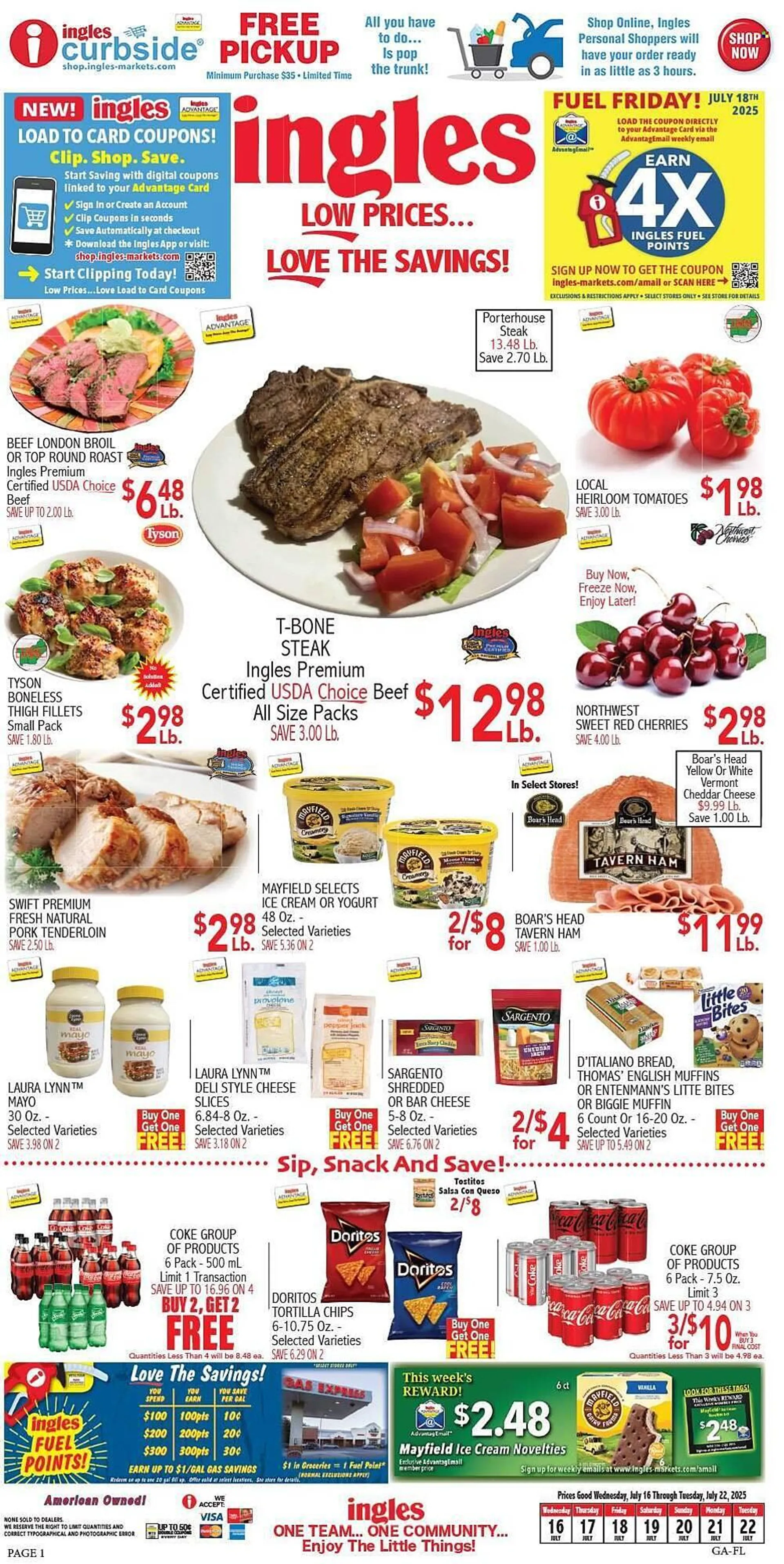 Weekly ad Ingles Markets Weekly Ad from July 16 to July 22 2025 - Page 1