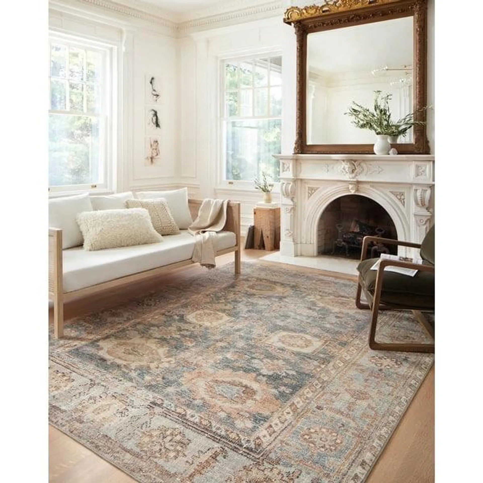 Alexander Home Sara Boho Persian Ultra Plush Area Rug