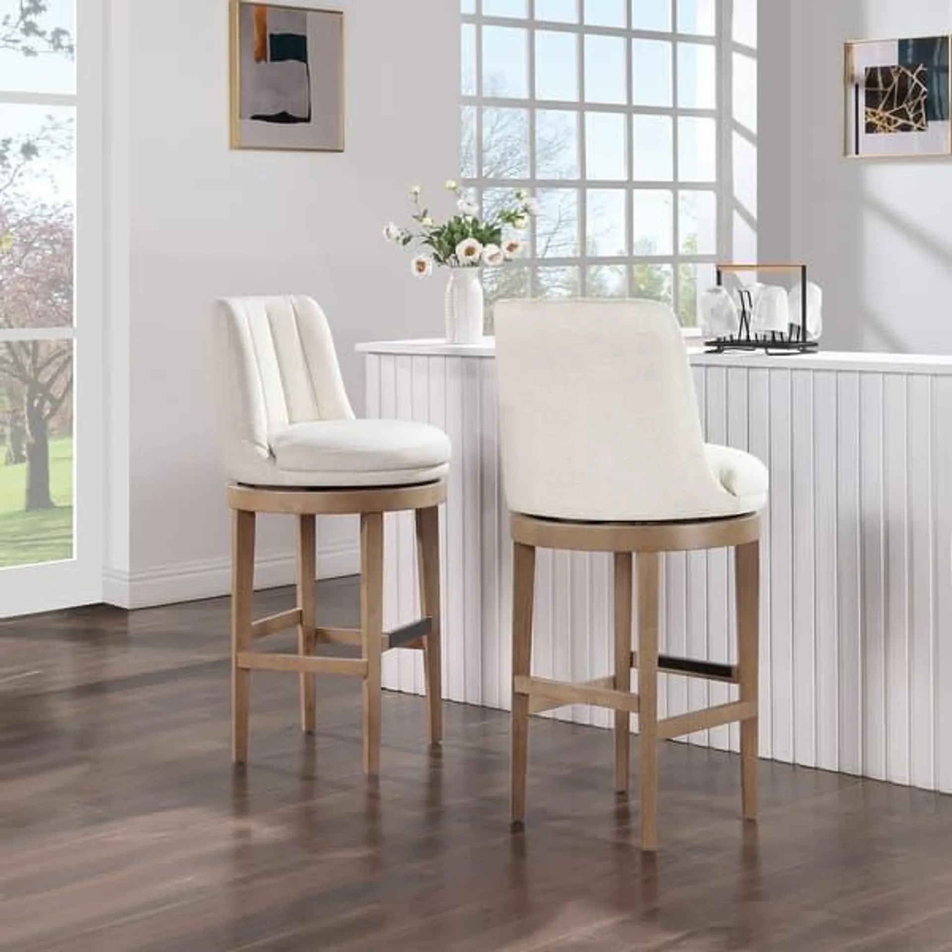 Rowan 2-Pack Swivel Barstool