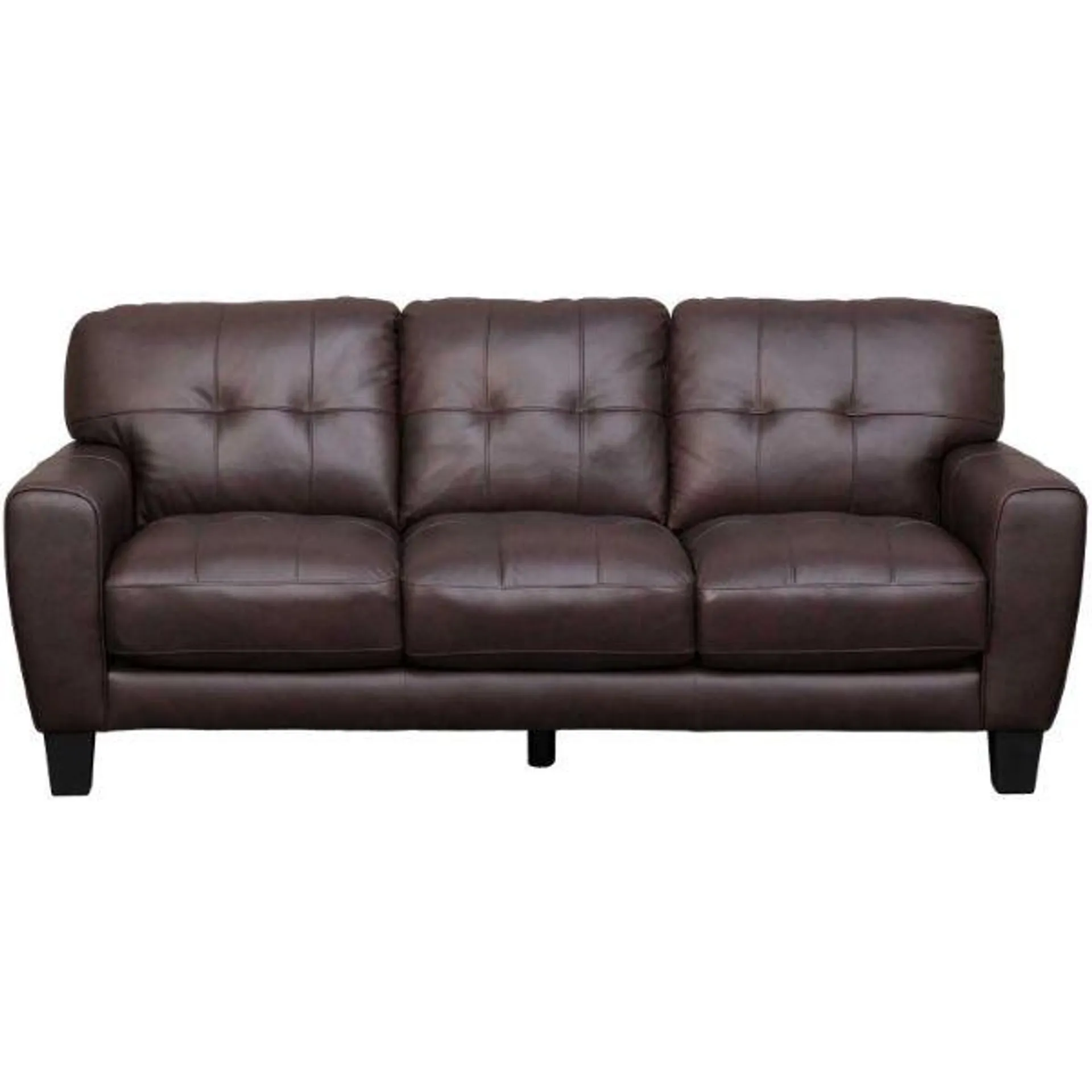 Aria Brown Leather Sofa