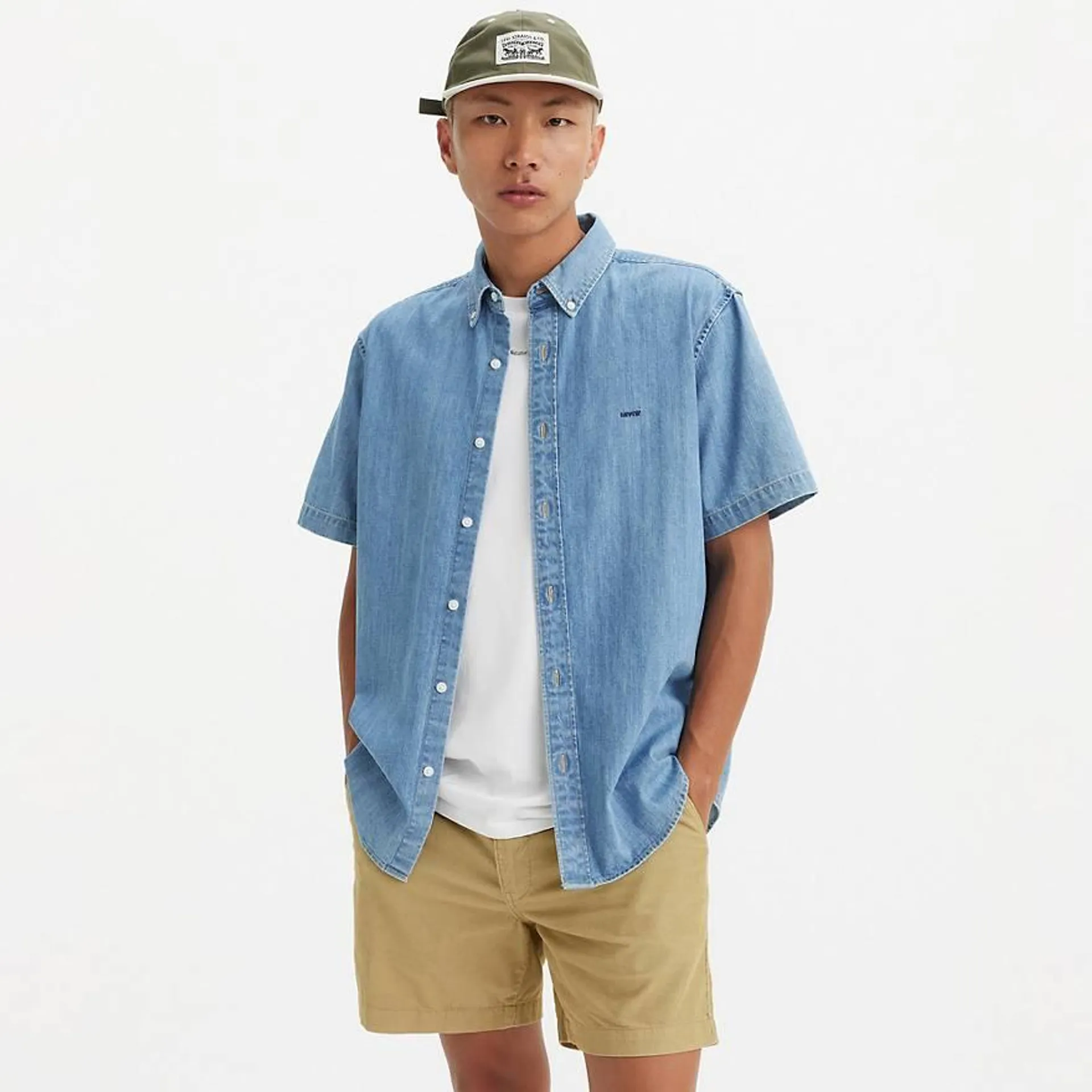 Short Sleeve Authentic Button-down Shirt