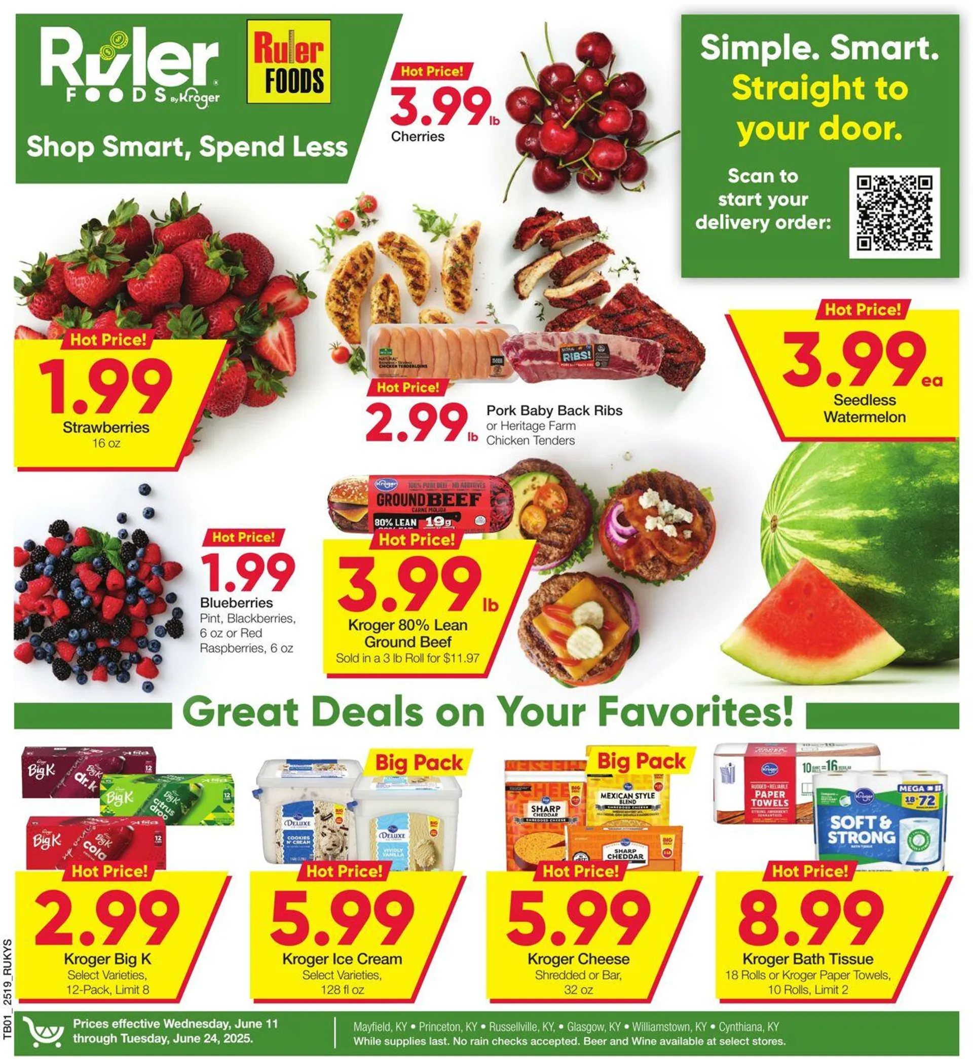 Weekly ad Ruler Foods Current weekly ad from June 11 to June 24 2025 - Page 1