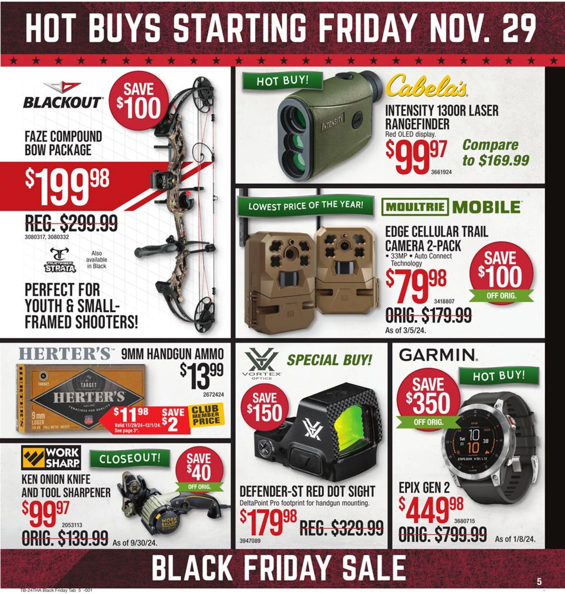 Weekly ad Bass Pro Current weekly ad from November 25 to December 1 2024 - Page 5