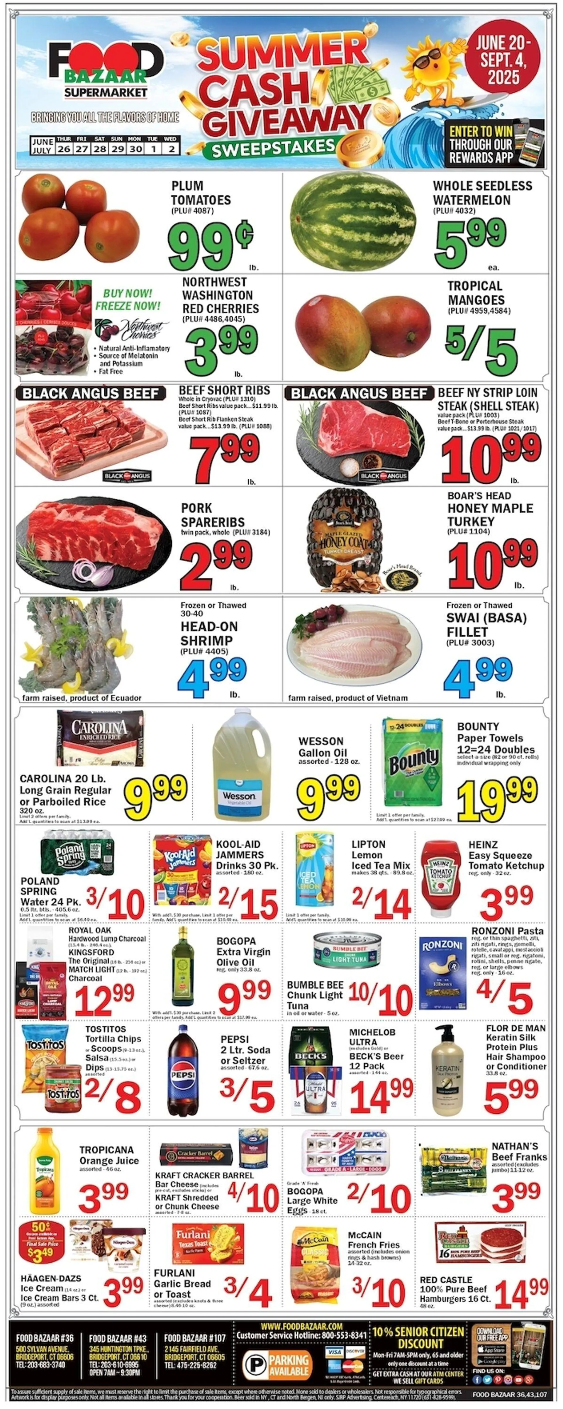 Weekly ad Food Bazaar Current weekly ad from June 26 to July 2 2025 - Page 1